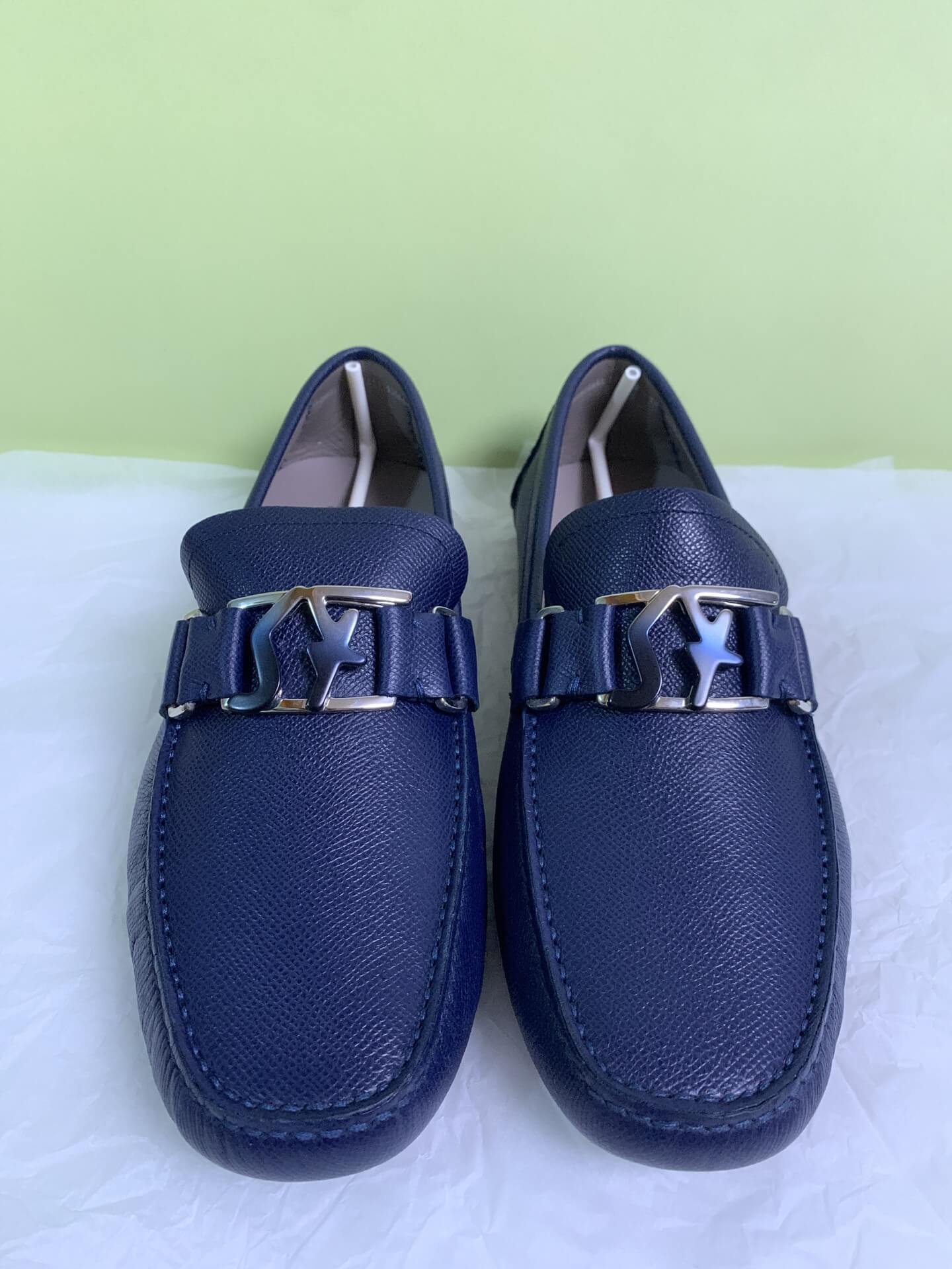Salvatore Ferragamo Blue Gradient Loafers