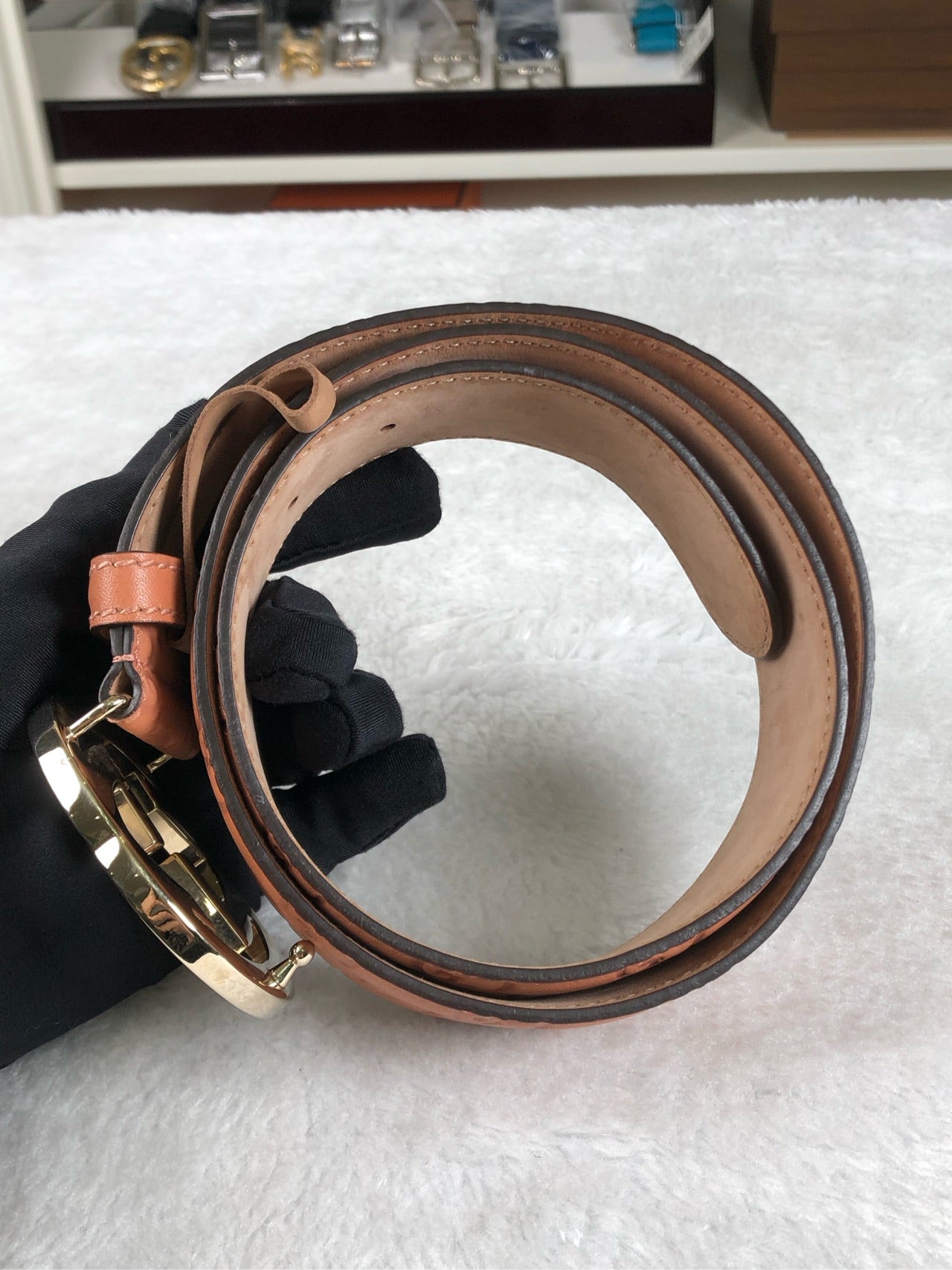 Gucci Pink Belt