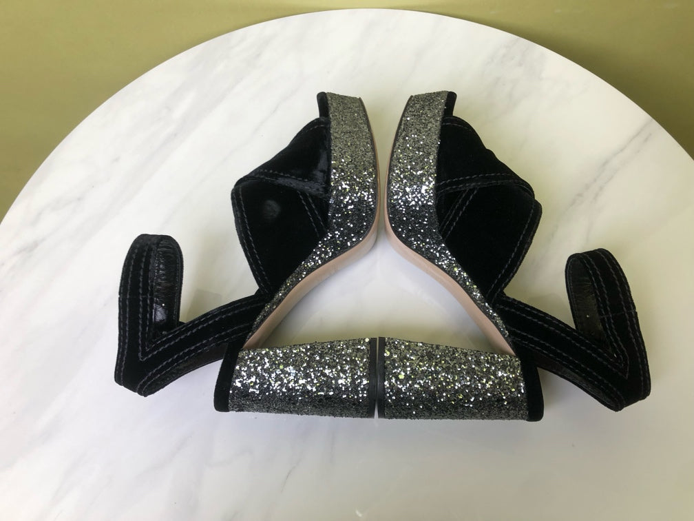 Miu Miu Velvet High heels