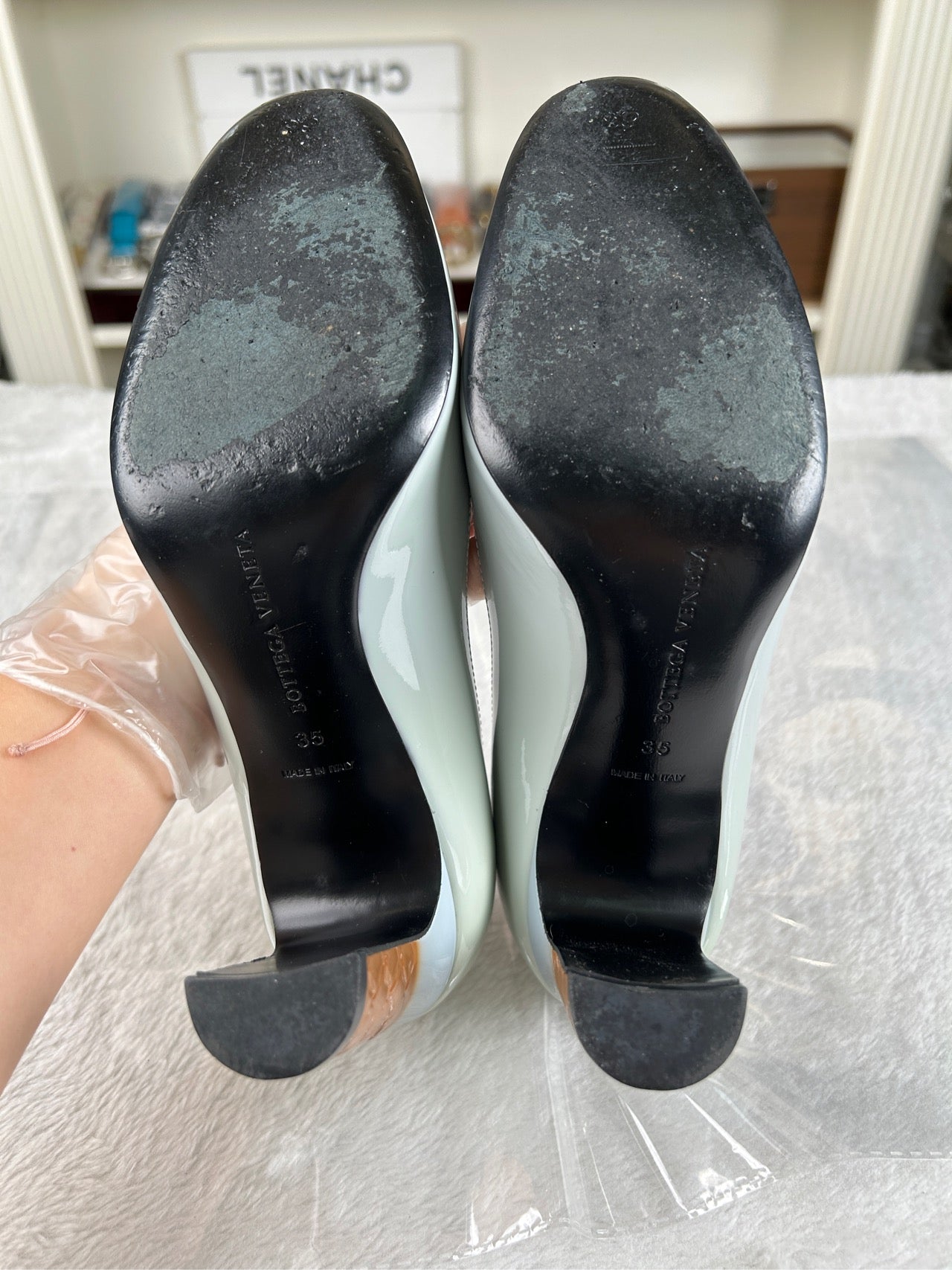 Bottega Veneta Blue High heels