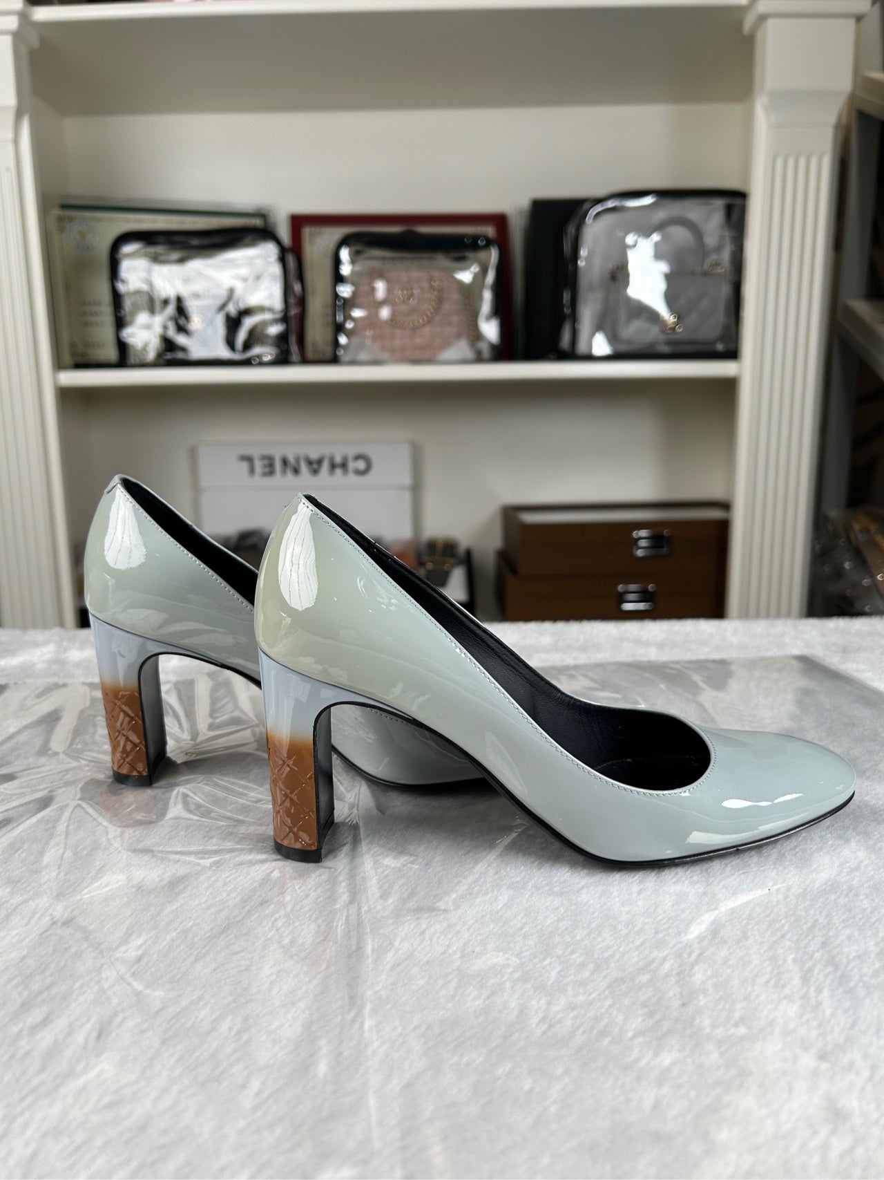 Bottega Veneta Blue High heels