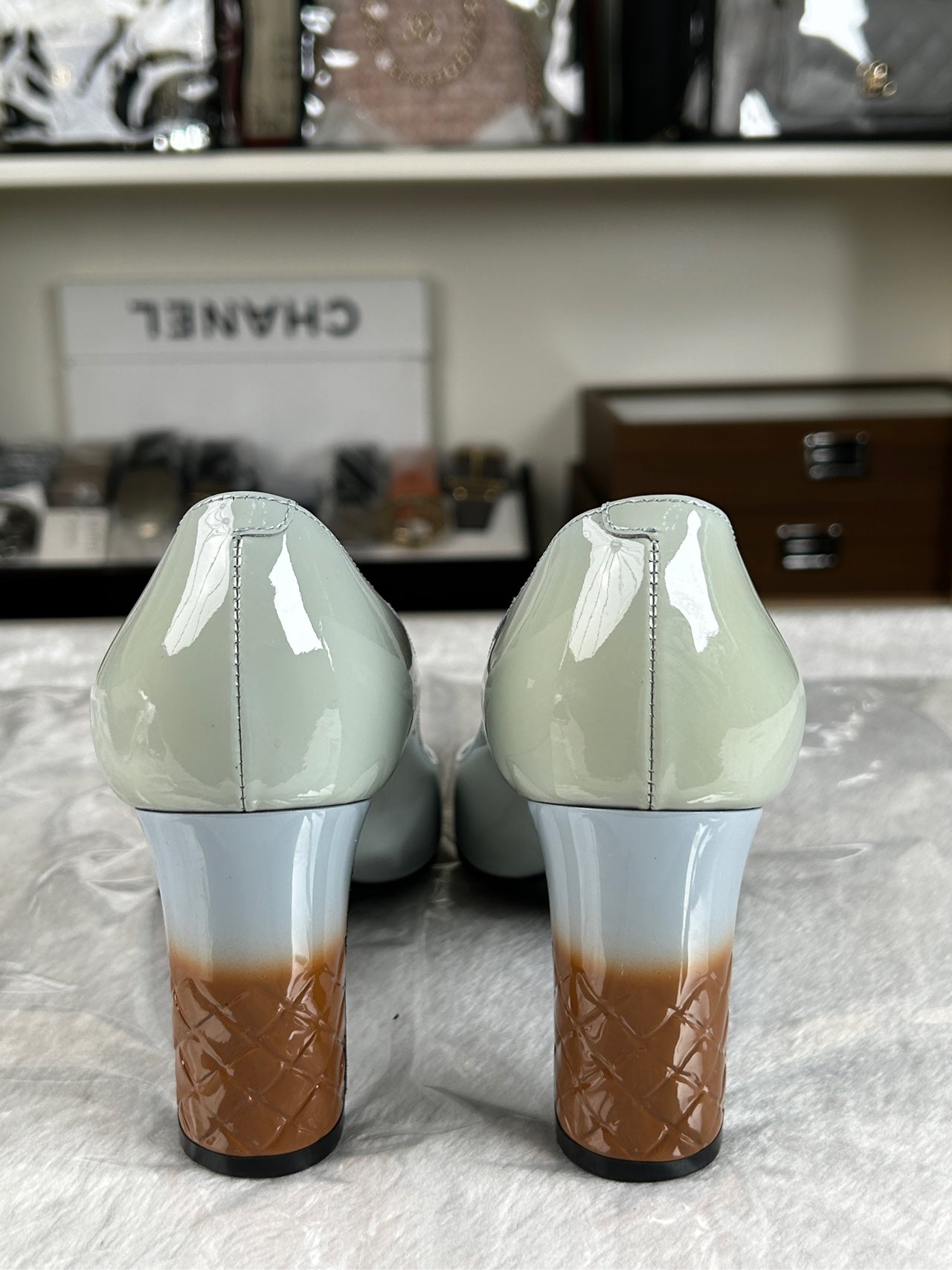 Bottega Veneta Blue High heels