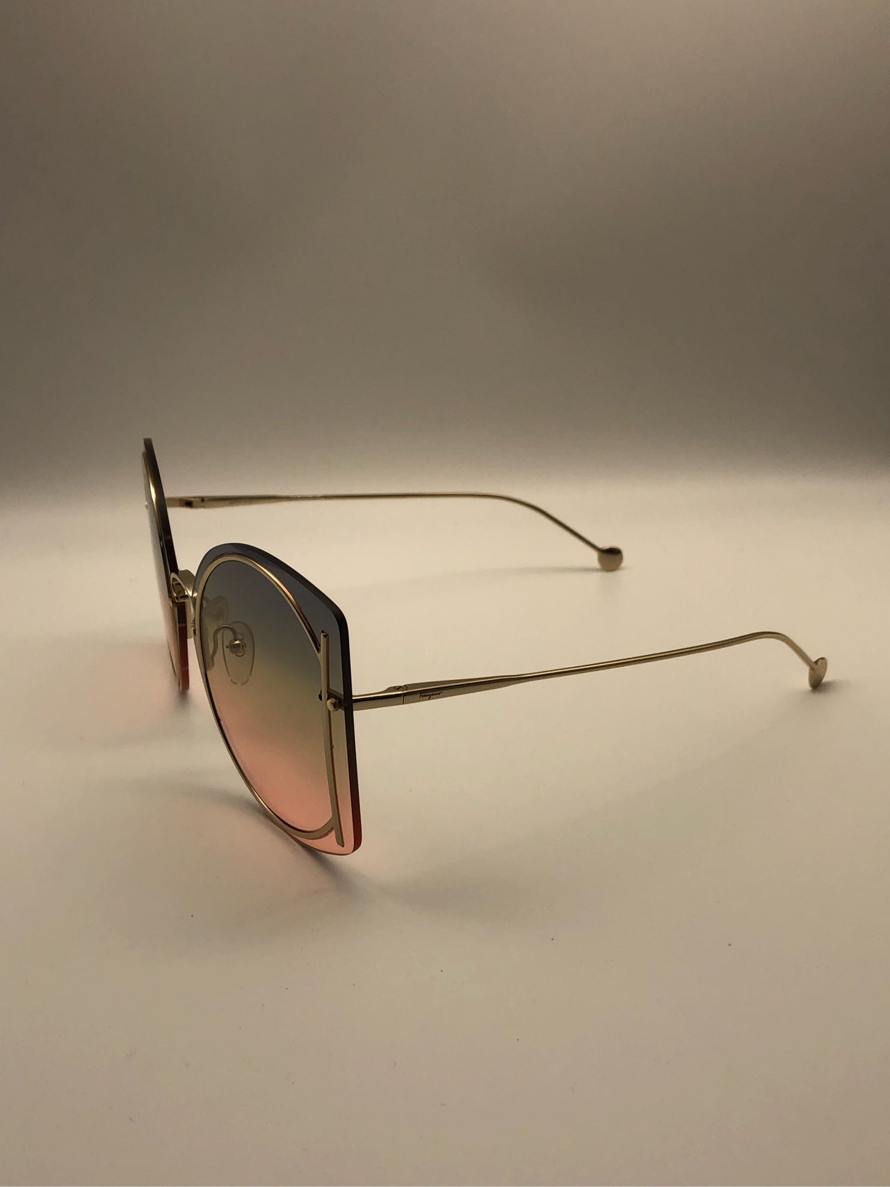 Salvatore Ferragamo Metal Sunglasses
