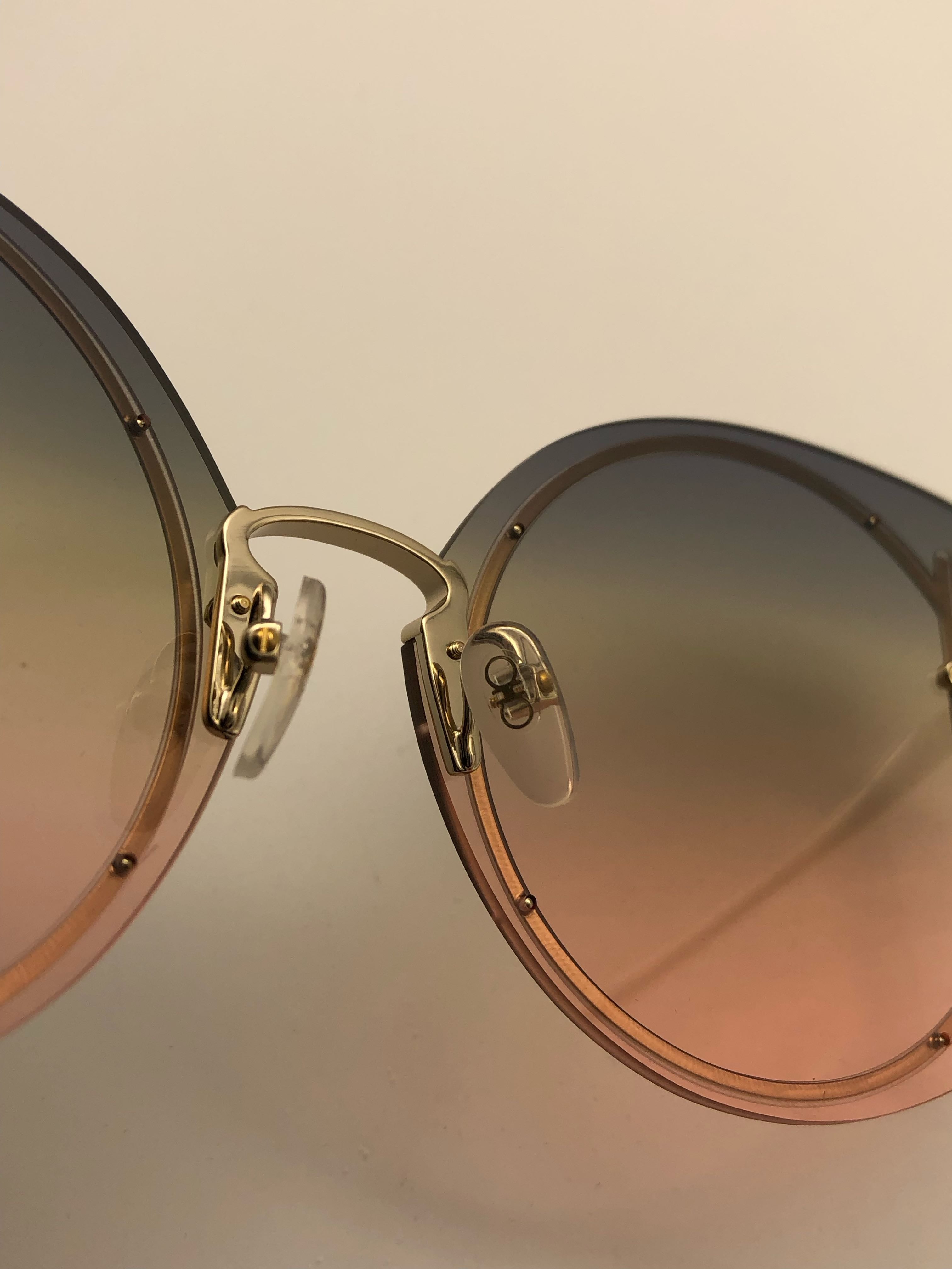 Salvatore Ferragamo Metal Sunglasses