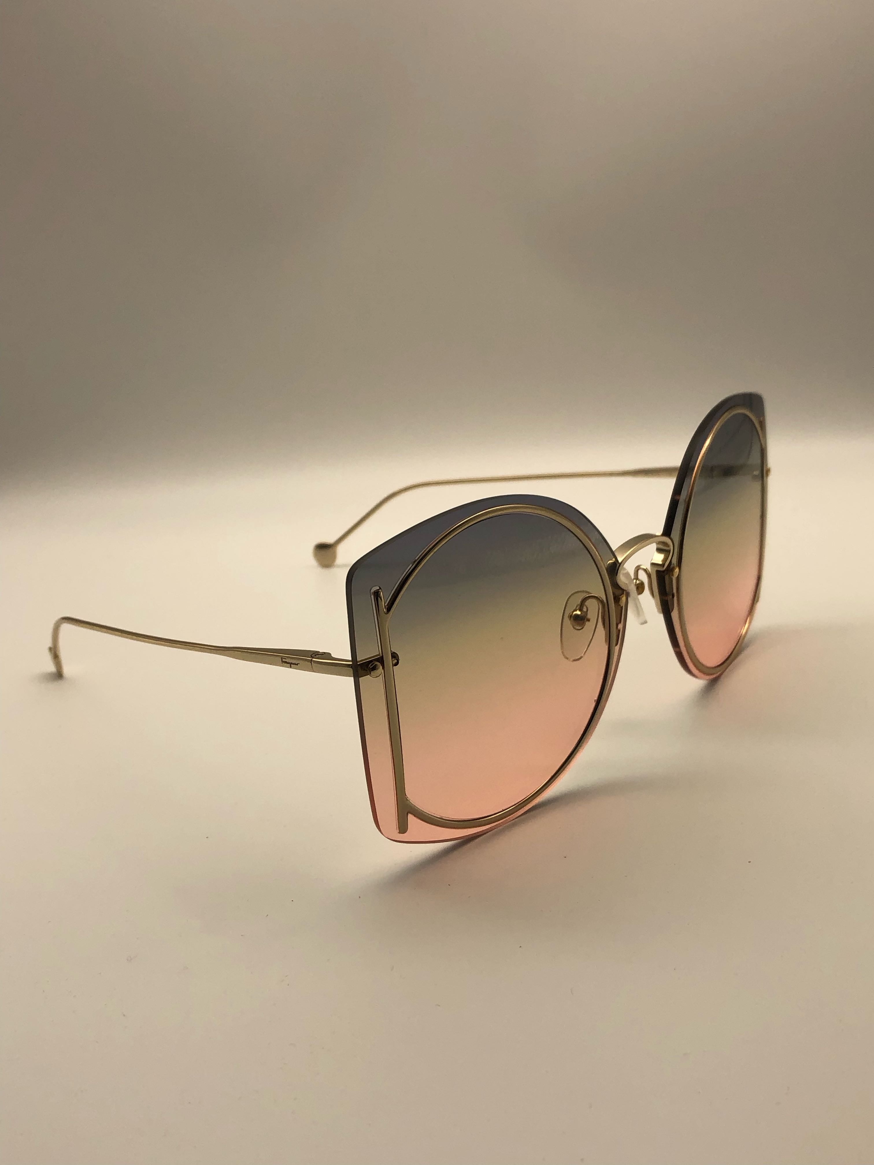 Salvatore Ferragamo Metal Sunglasses