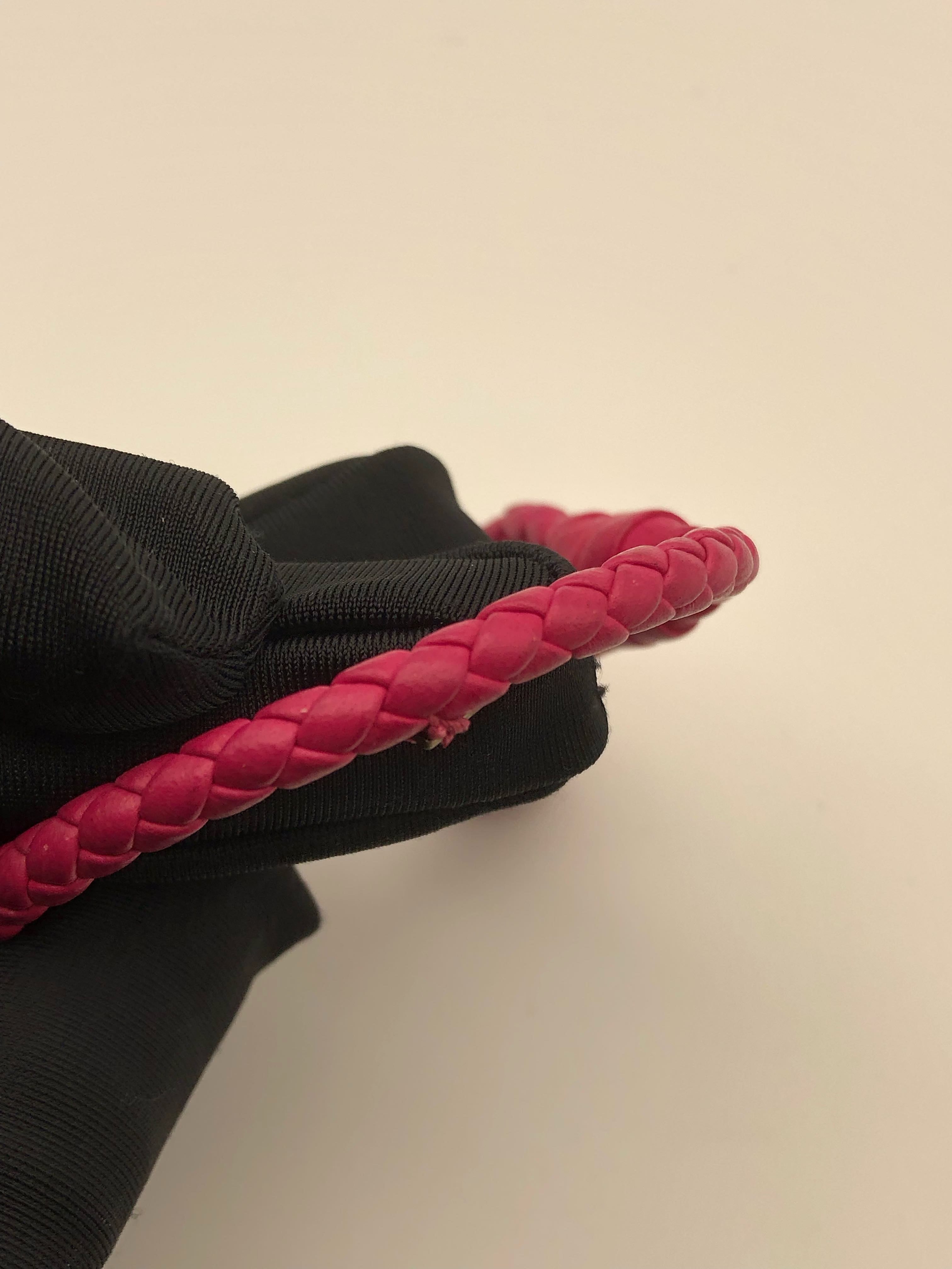 Bottega Veneta Red Bracelet