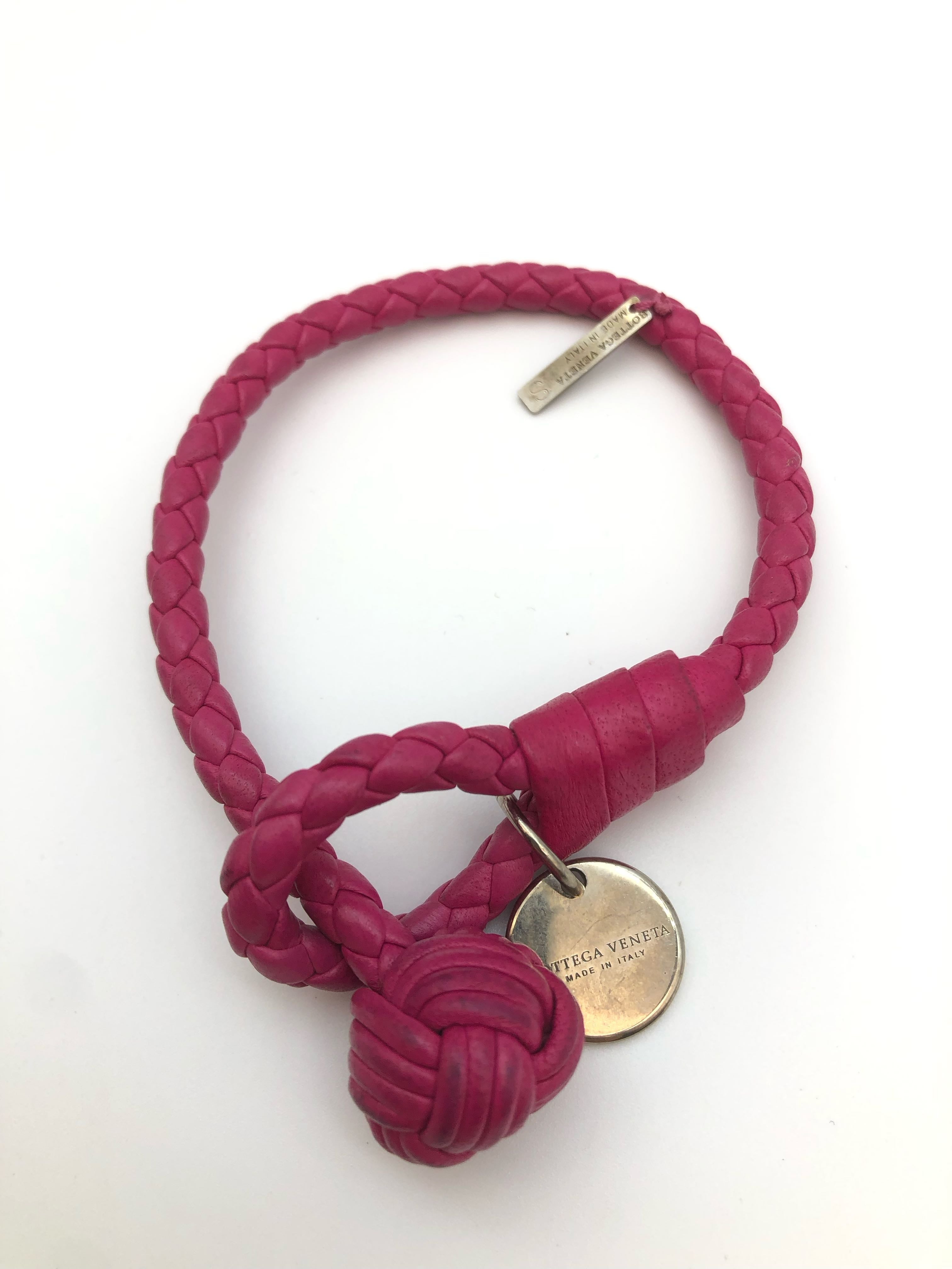 Bottega Veneta Red Bracelet