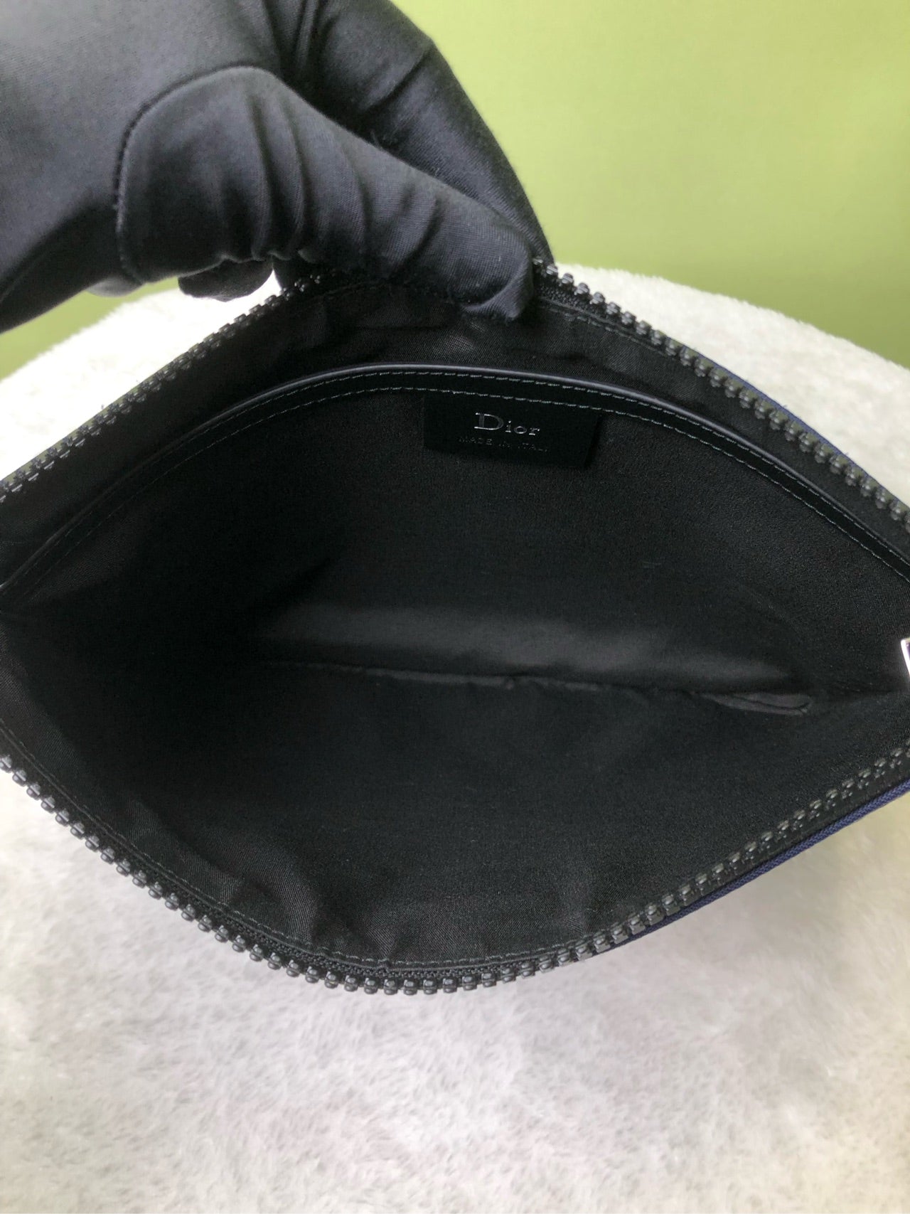 Dior Canvas Blue Clutch