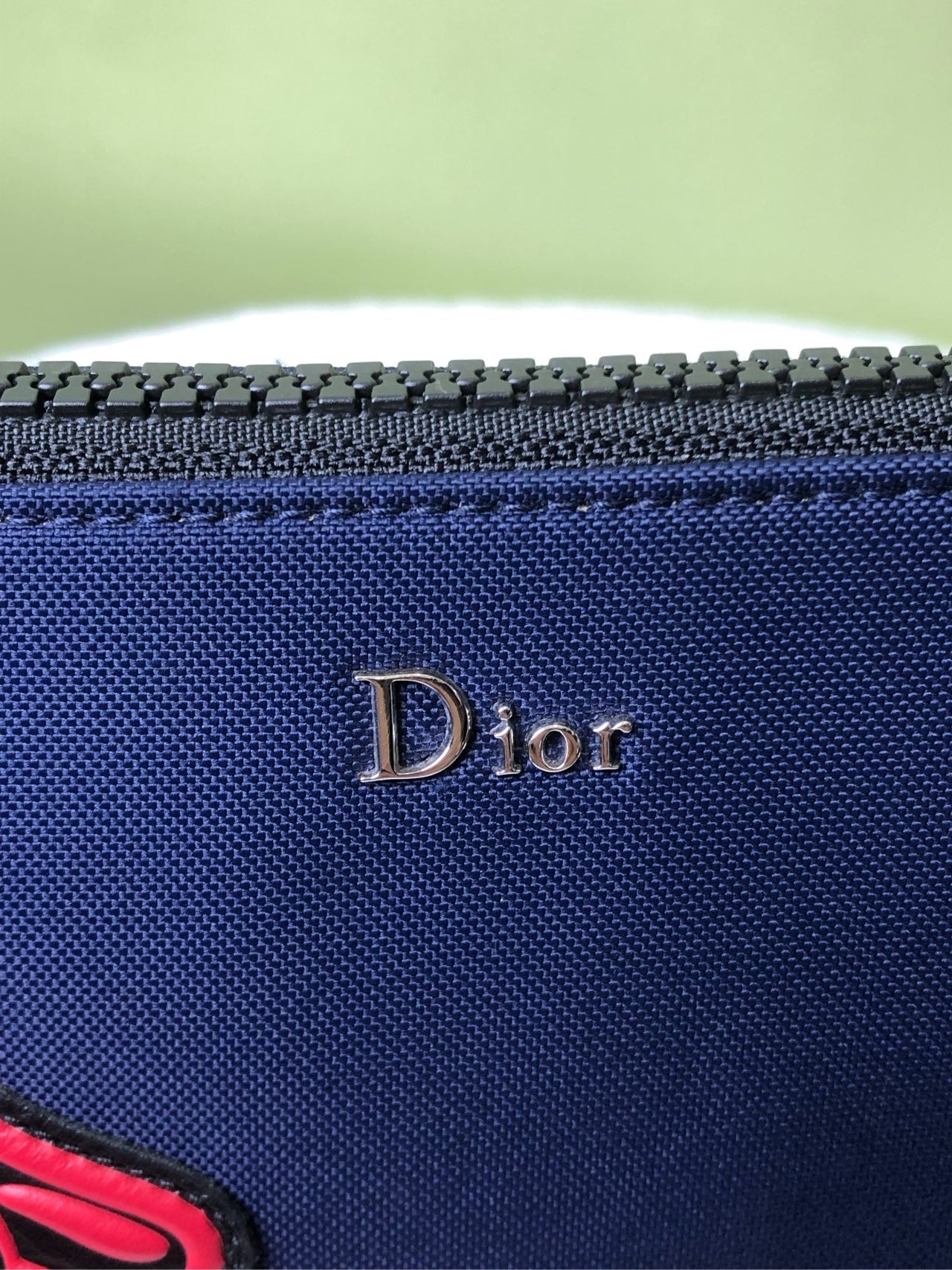 Dior Canvas Blue Clutch