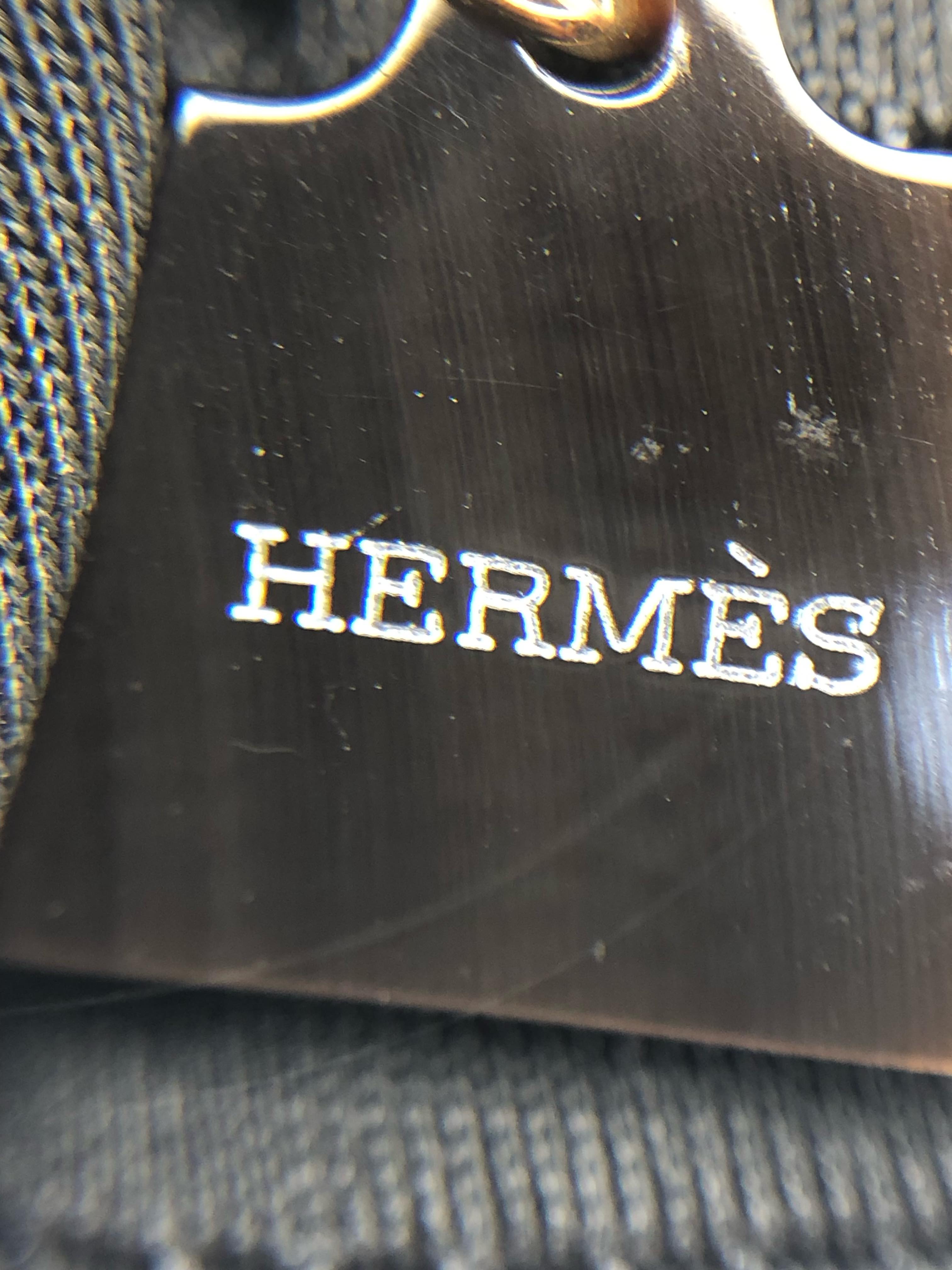 Hermes Black Necklace