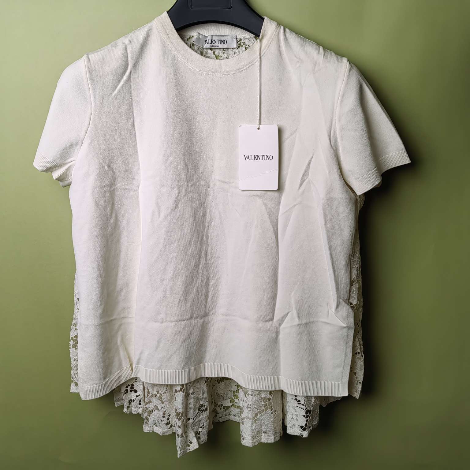 Valentino Cotton White