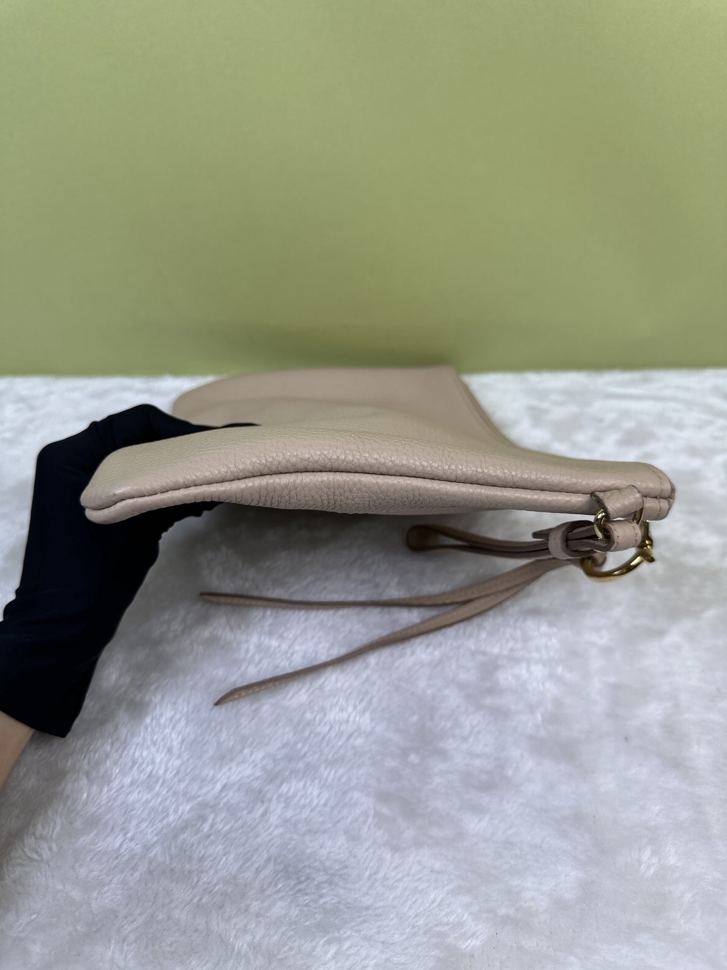 Salvatore Ferragamo Beige Clutch