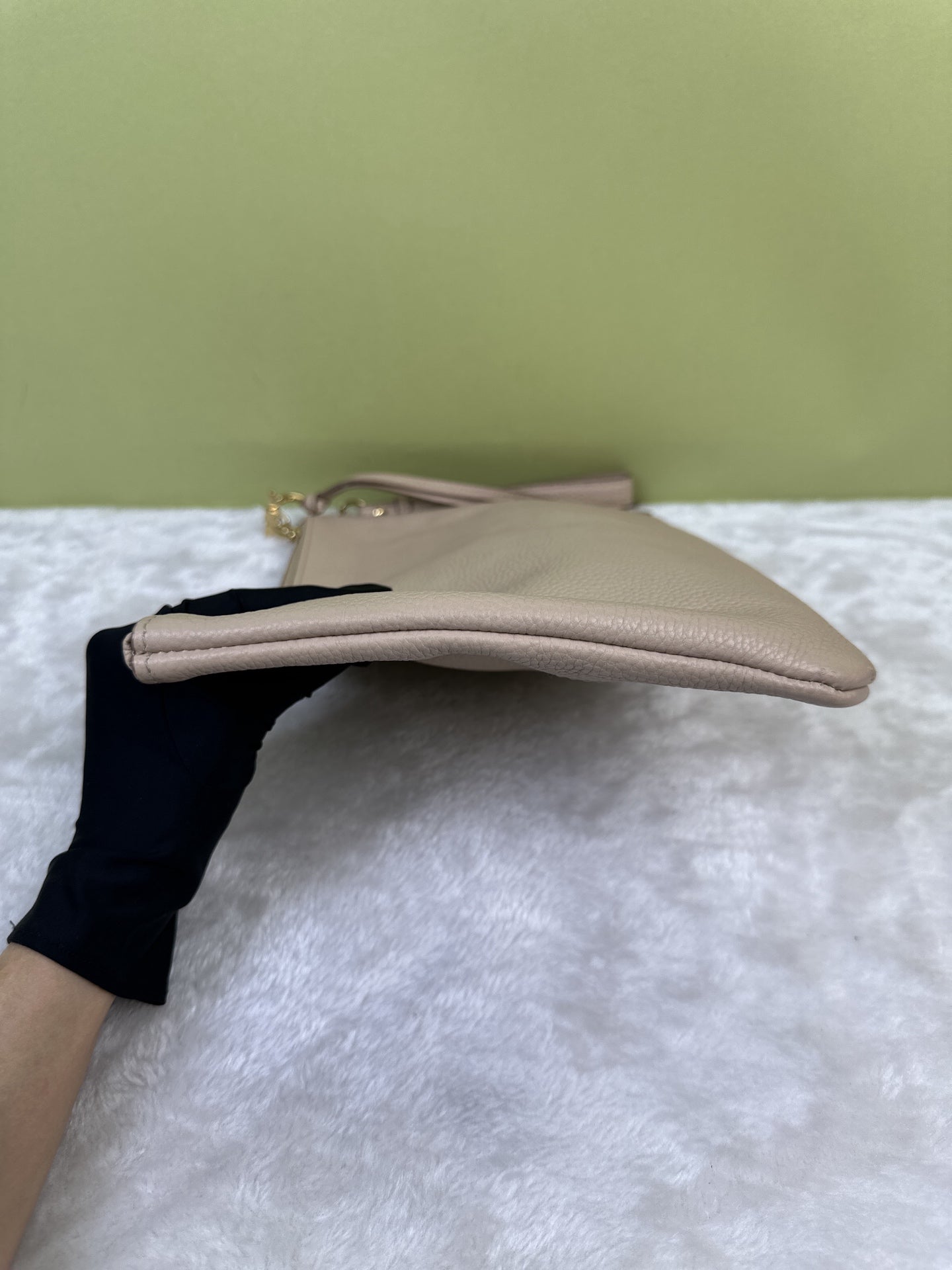 Salvatore Ferragamo Beige Clutch