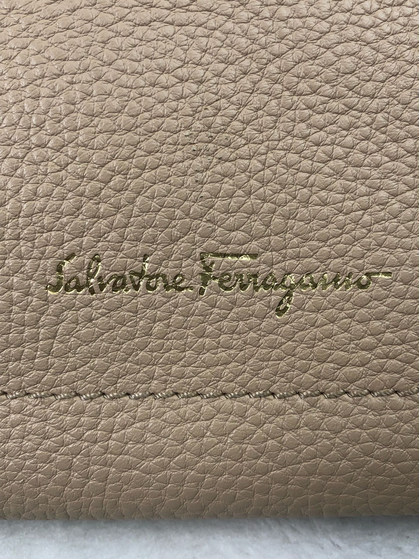 Salvatore Ferragamo Beige Clutch