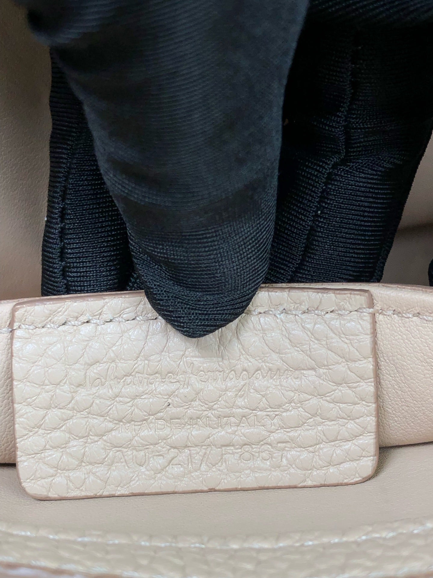 Salvatore Ferragamo Beige Clutch