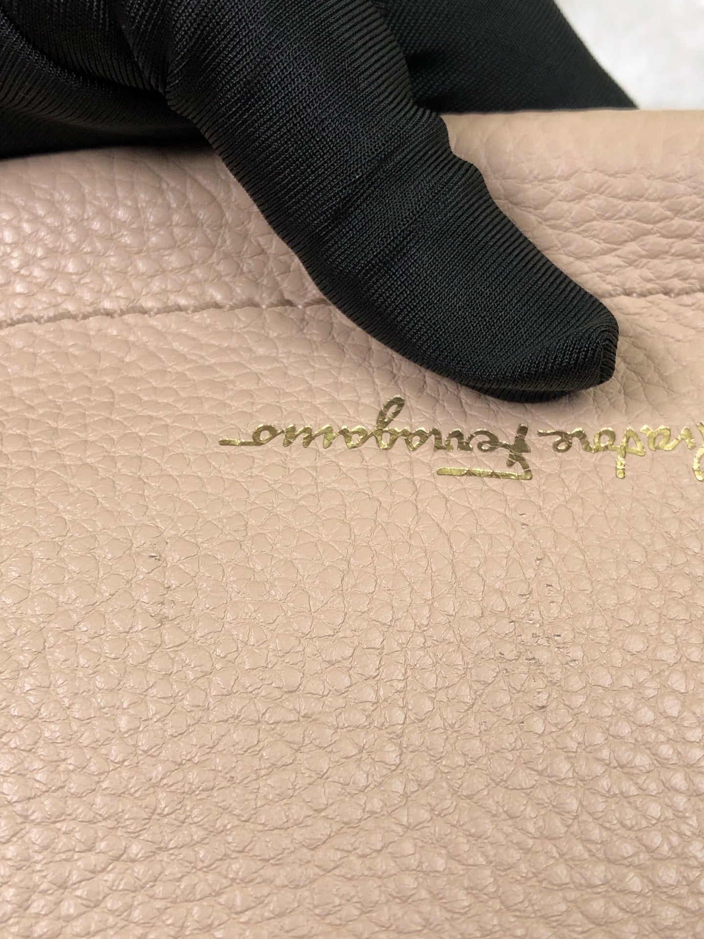 Salvatore Ferragamo Beige Clutch