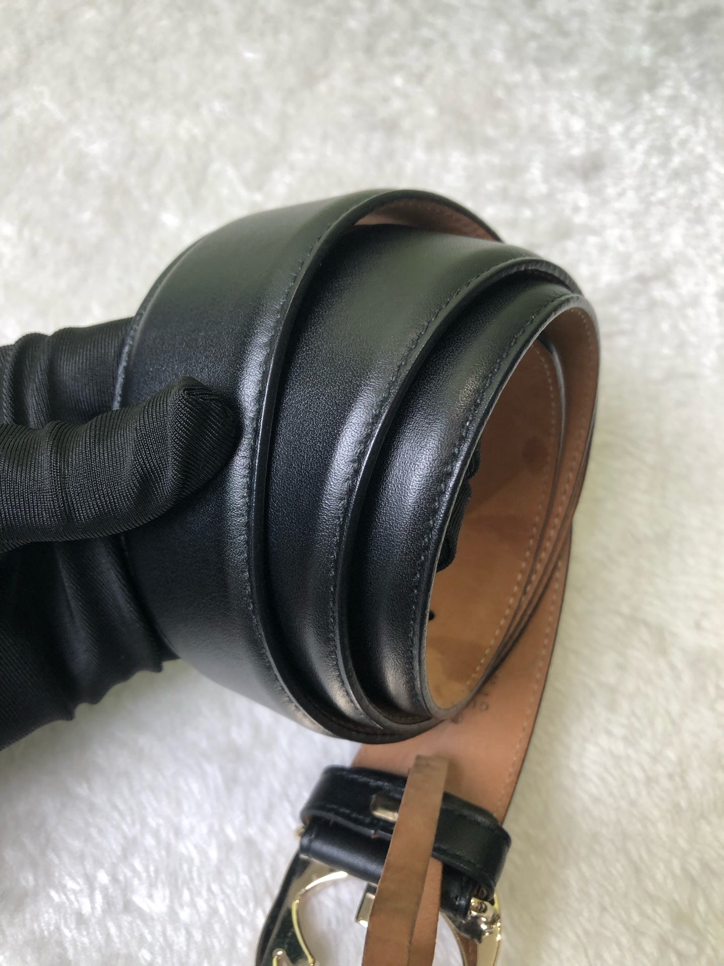 Gucci Black Belt