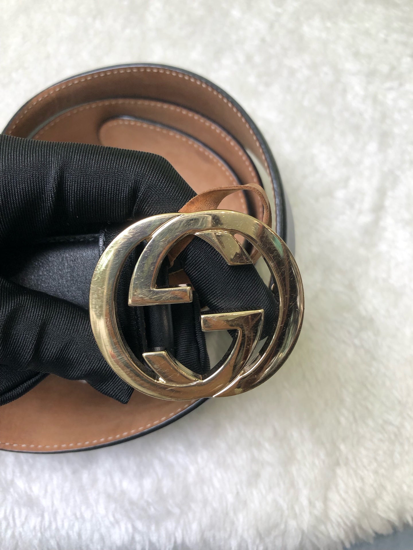 Gucci Black Belt