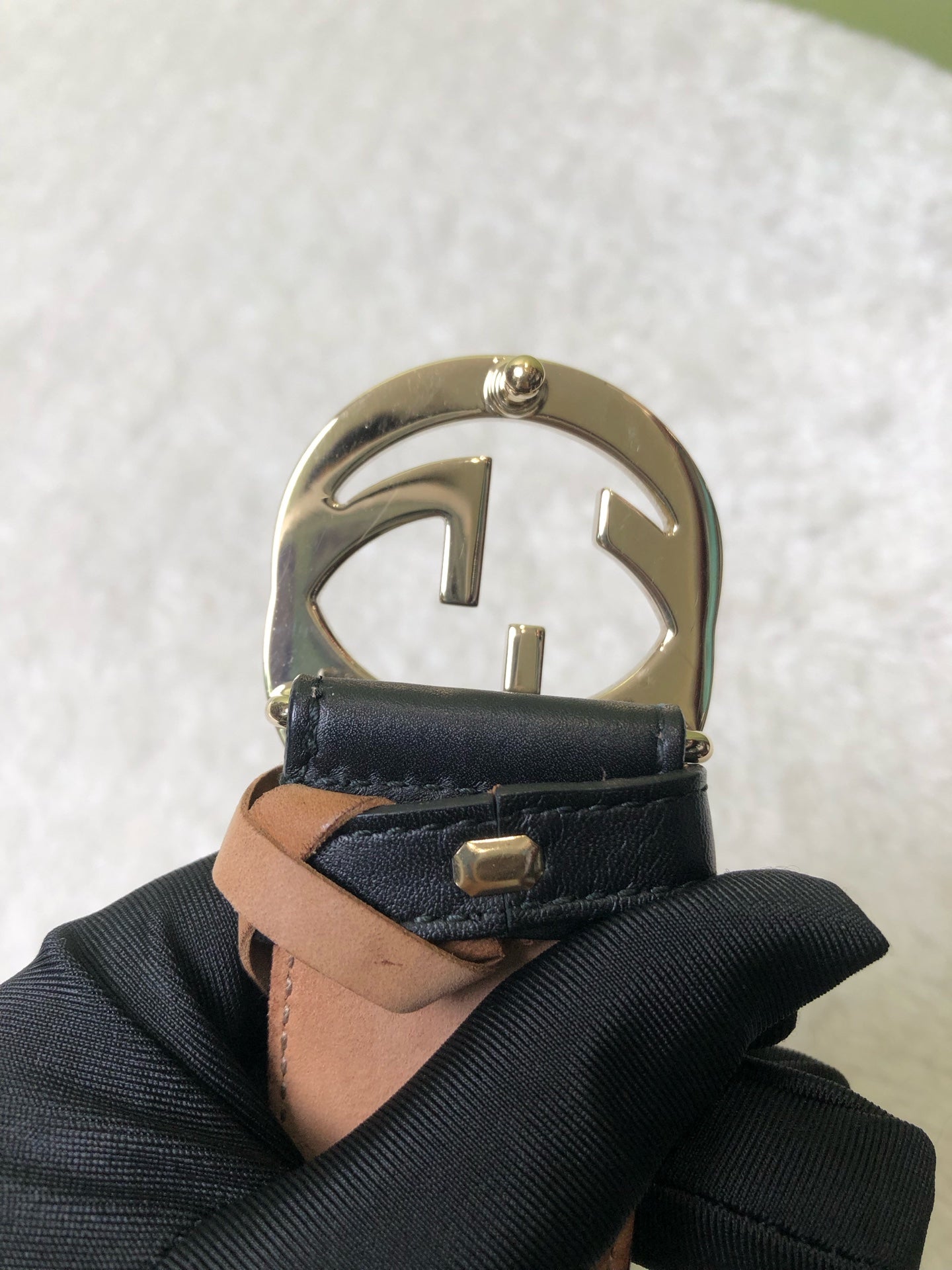 Gucci Black Belt