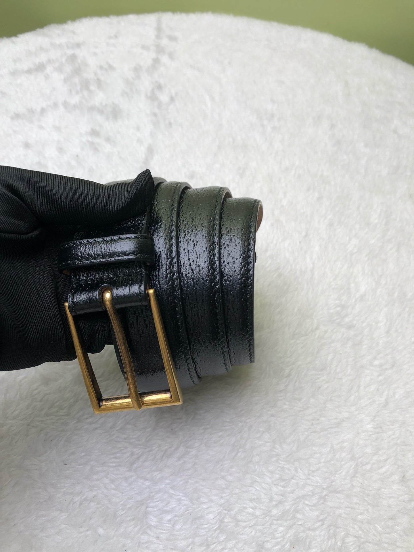 Gucci Black Belt