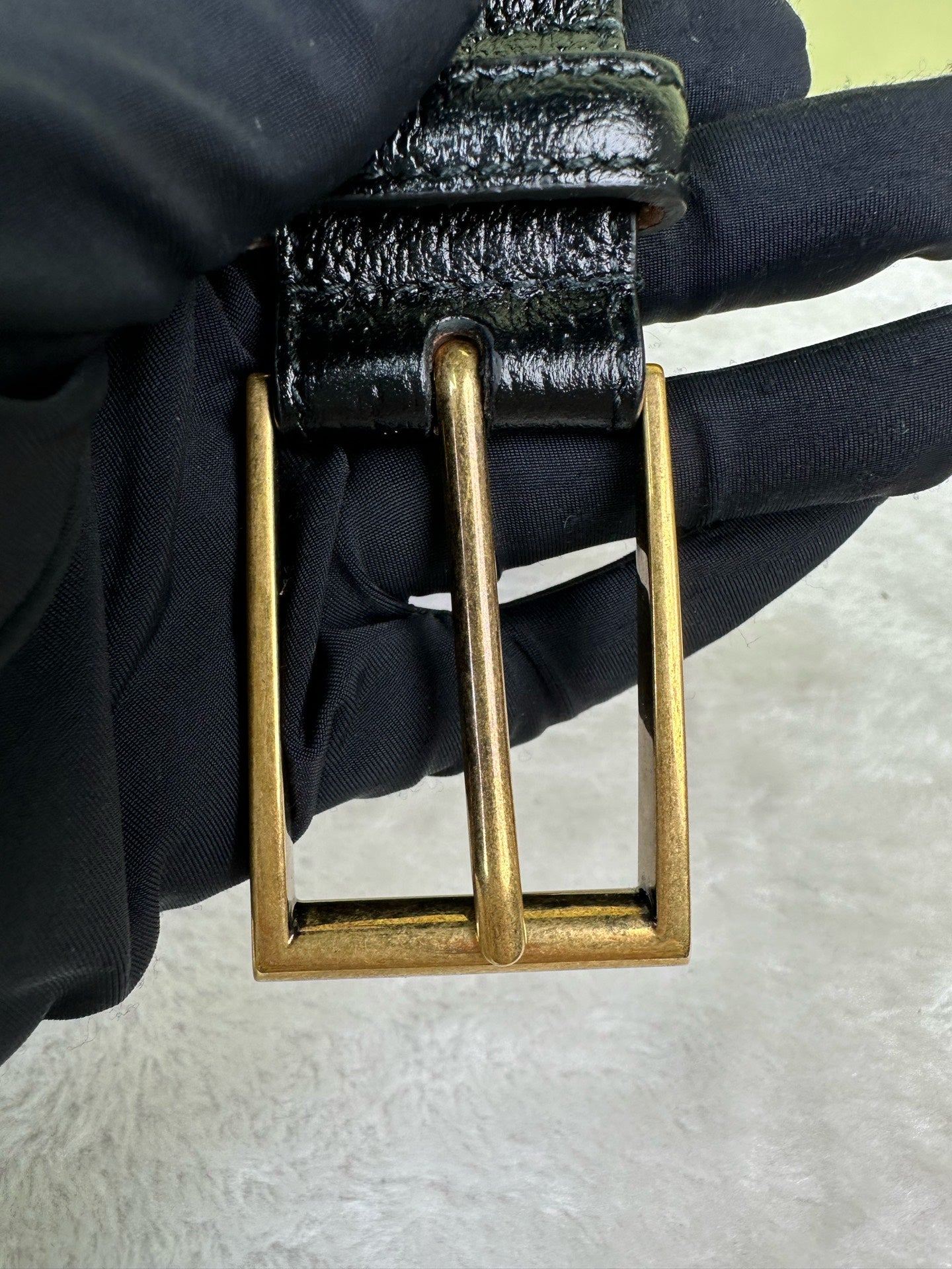 Gucci Black Belt