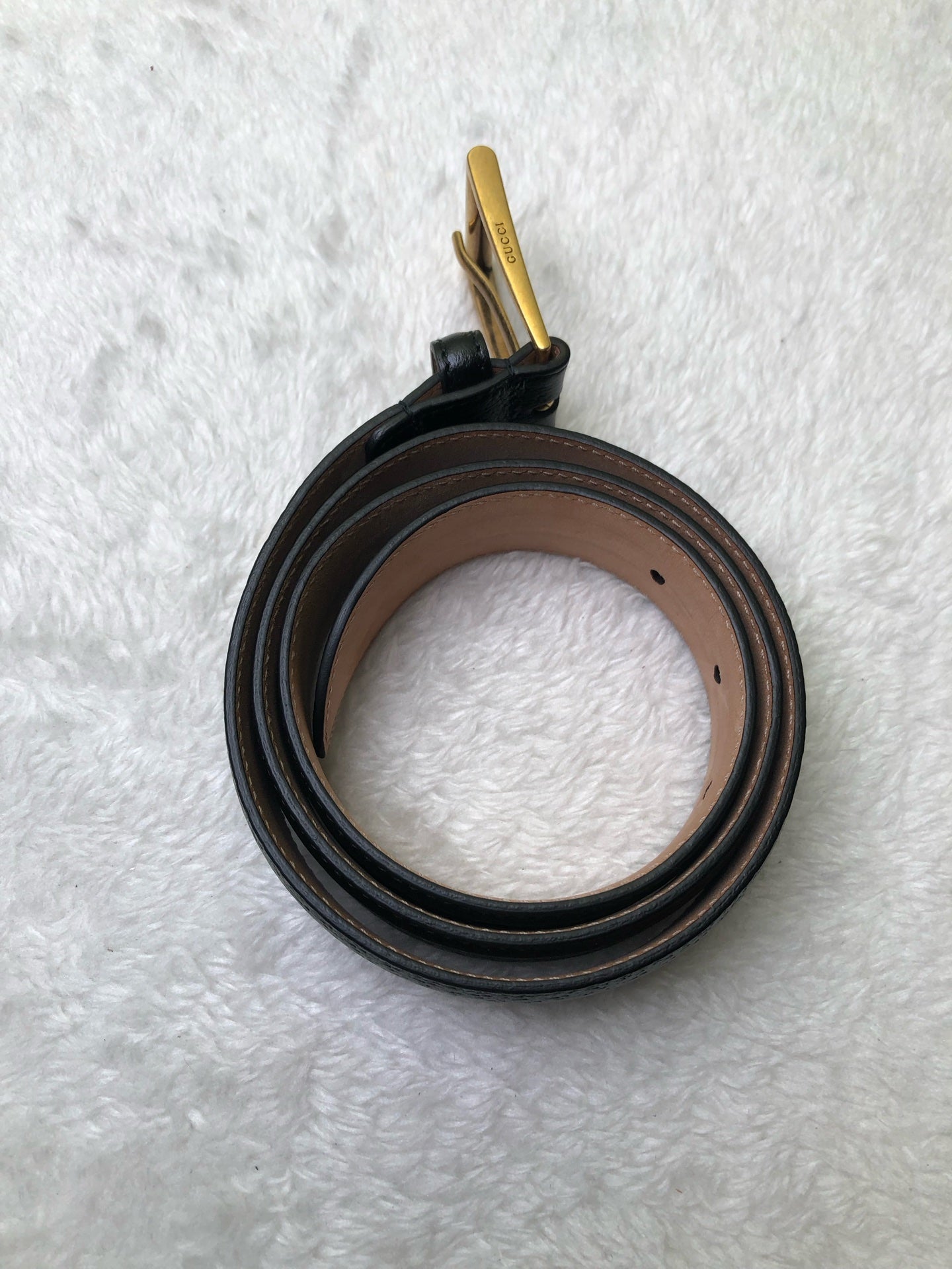 Gucci Black Belt