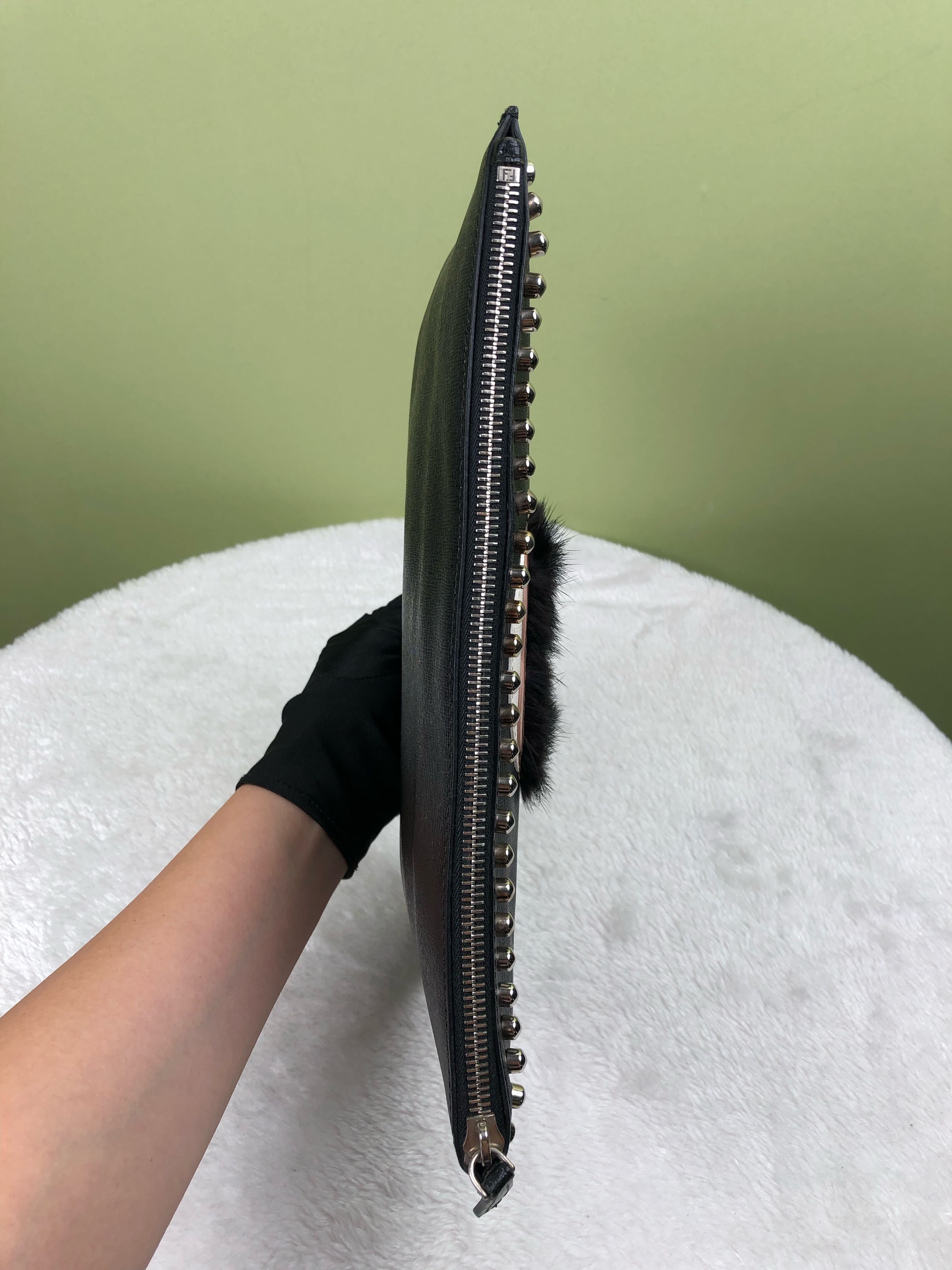 Fendi Black Clutch