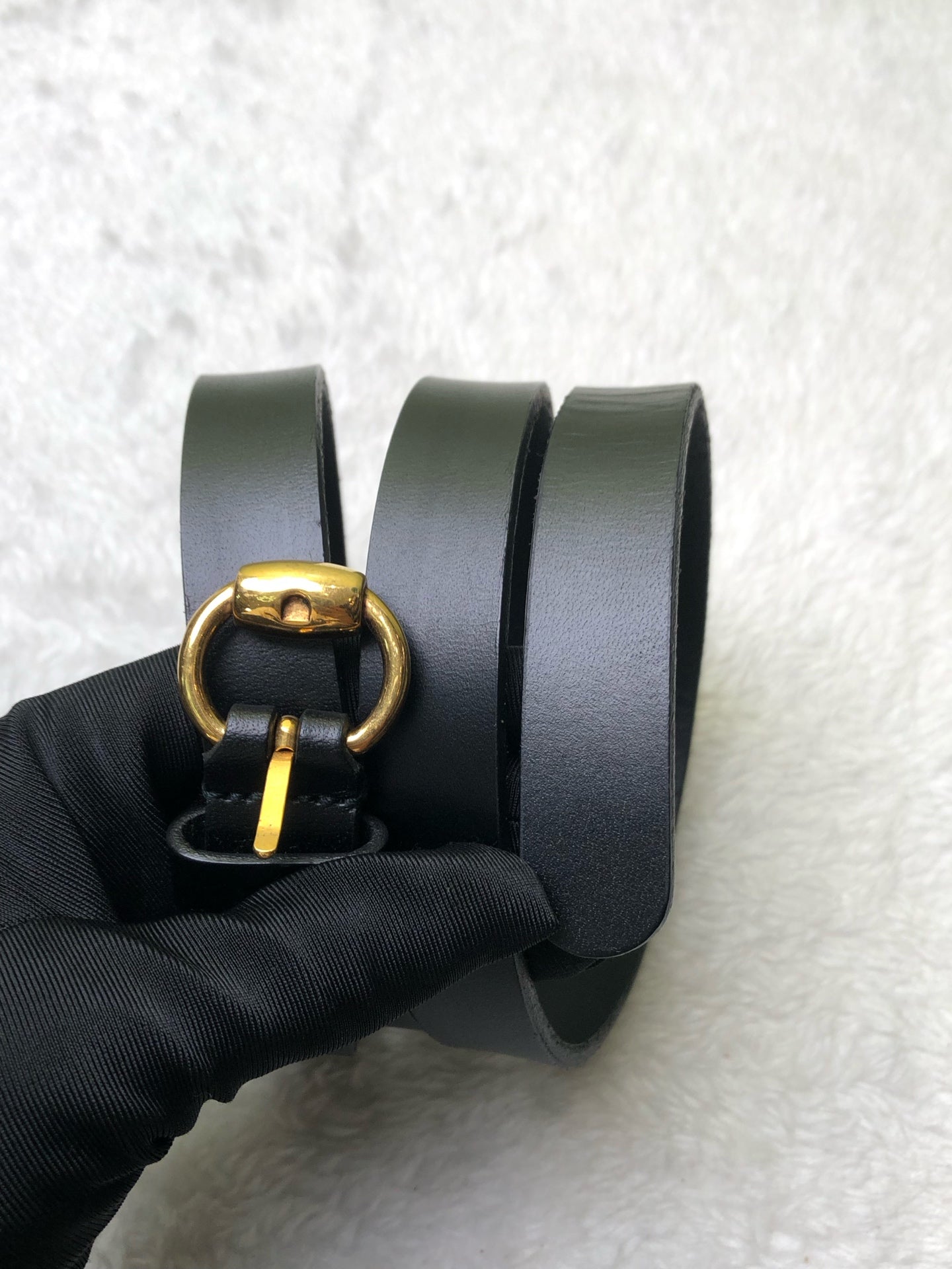 Gucci Black Belt