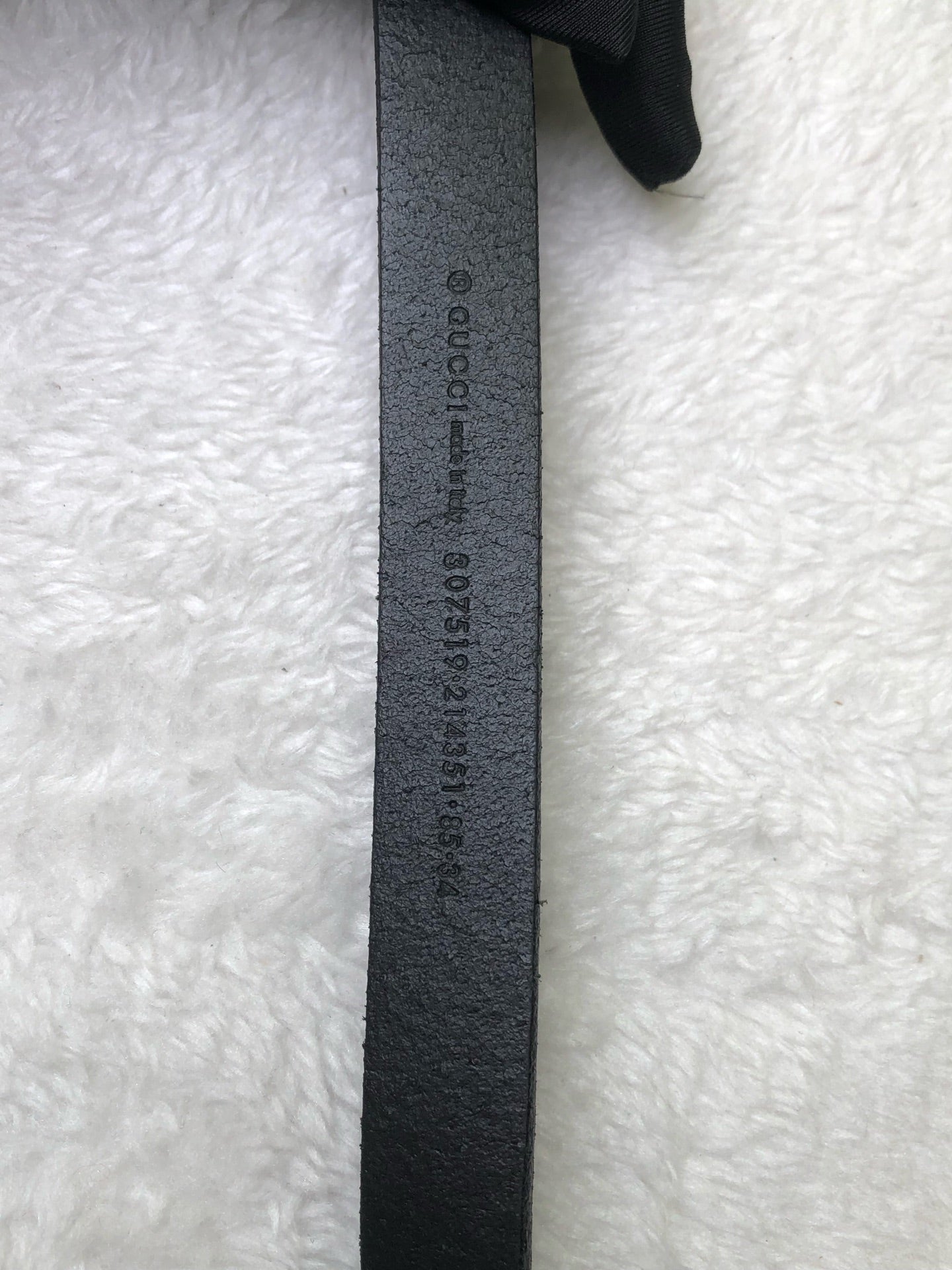 Gucci Black Belt