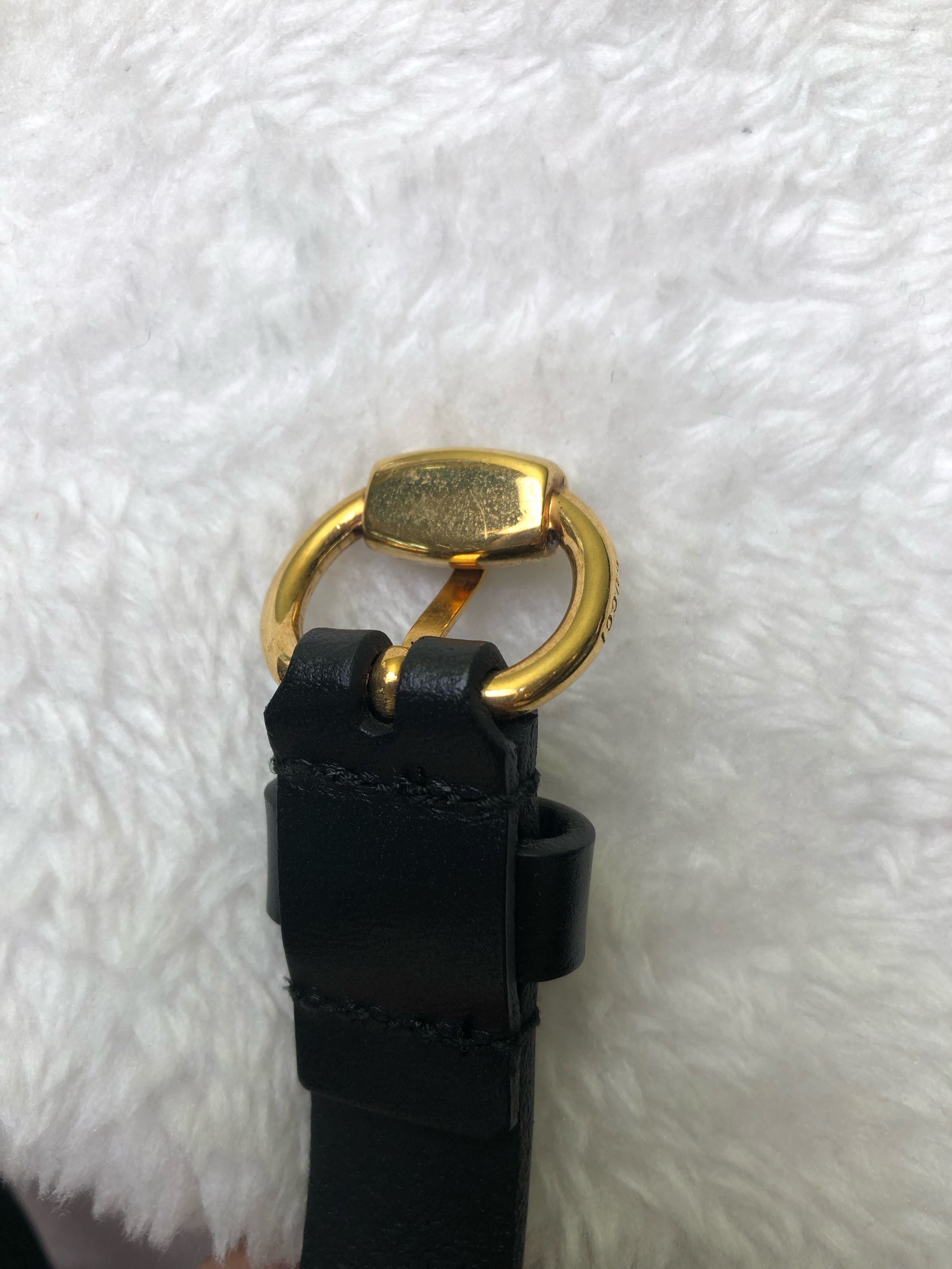 Gucci Black Belt