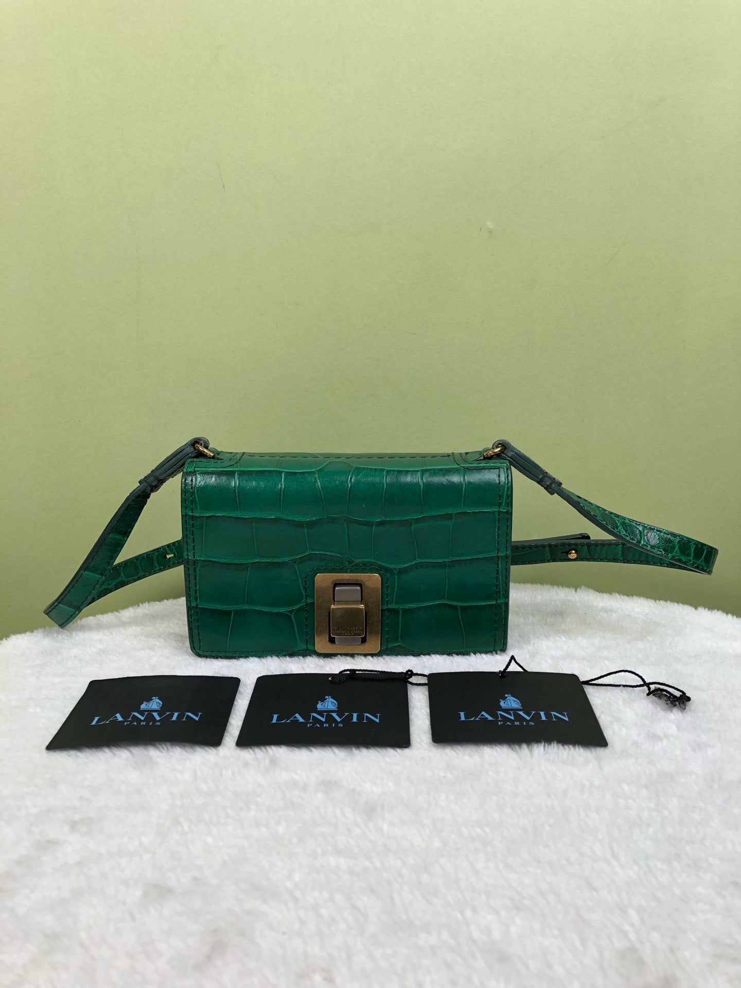 空白 Green Crossbody