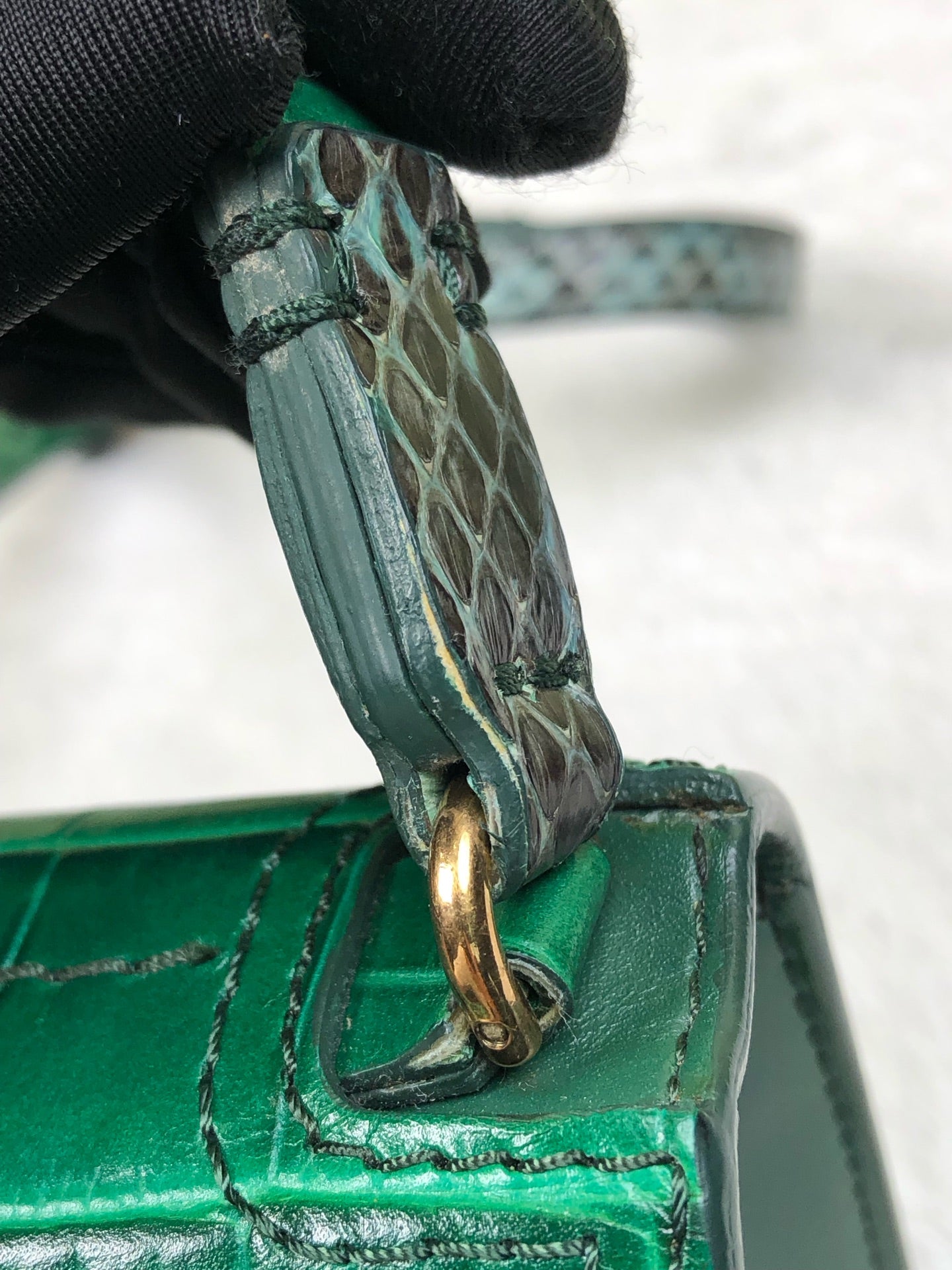 空白 Green Crossbody