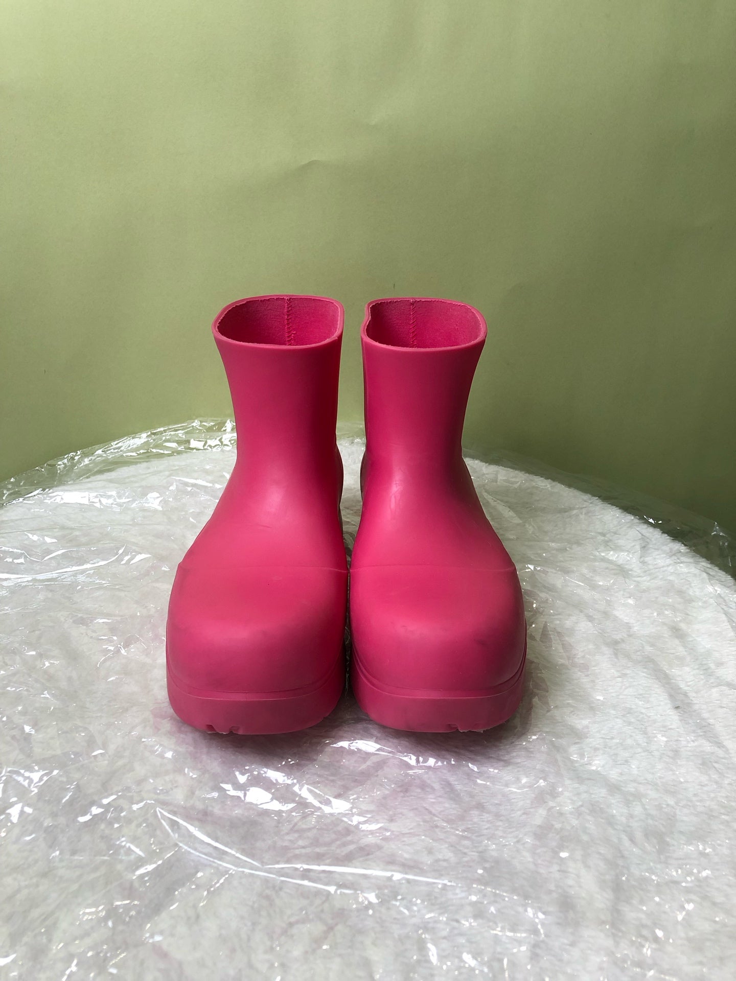 Bottega Veneta Neoprene Pink Ankle boots