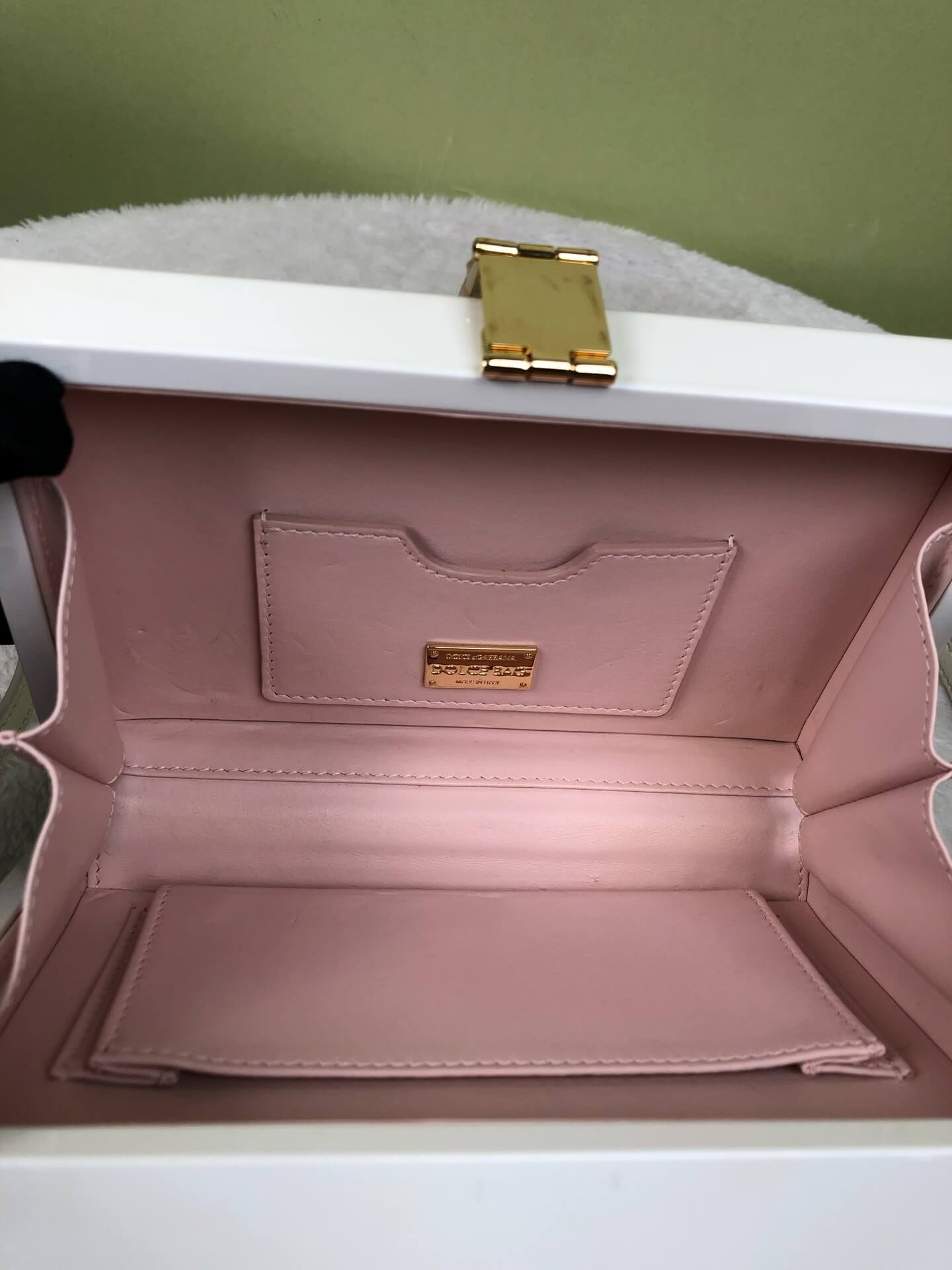 Dolce&Gabbana White Graffiti Box Bag