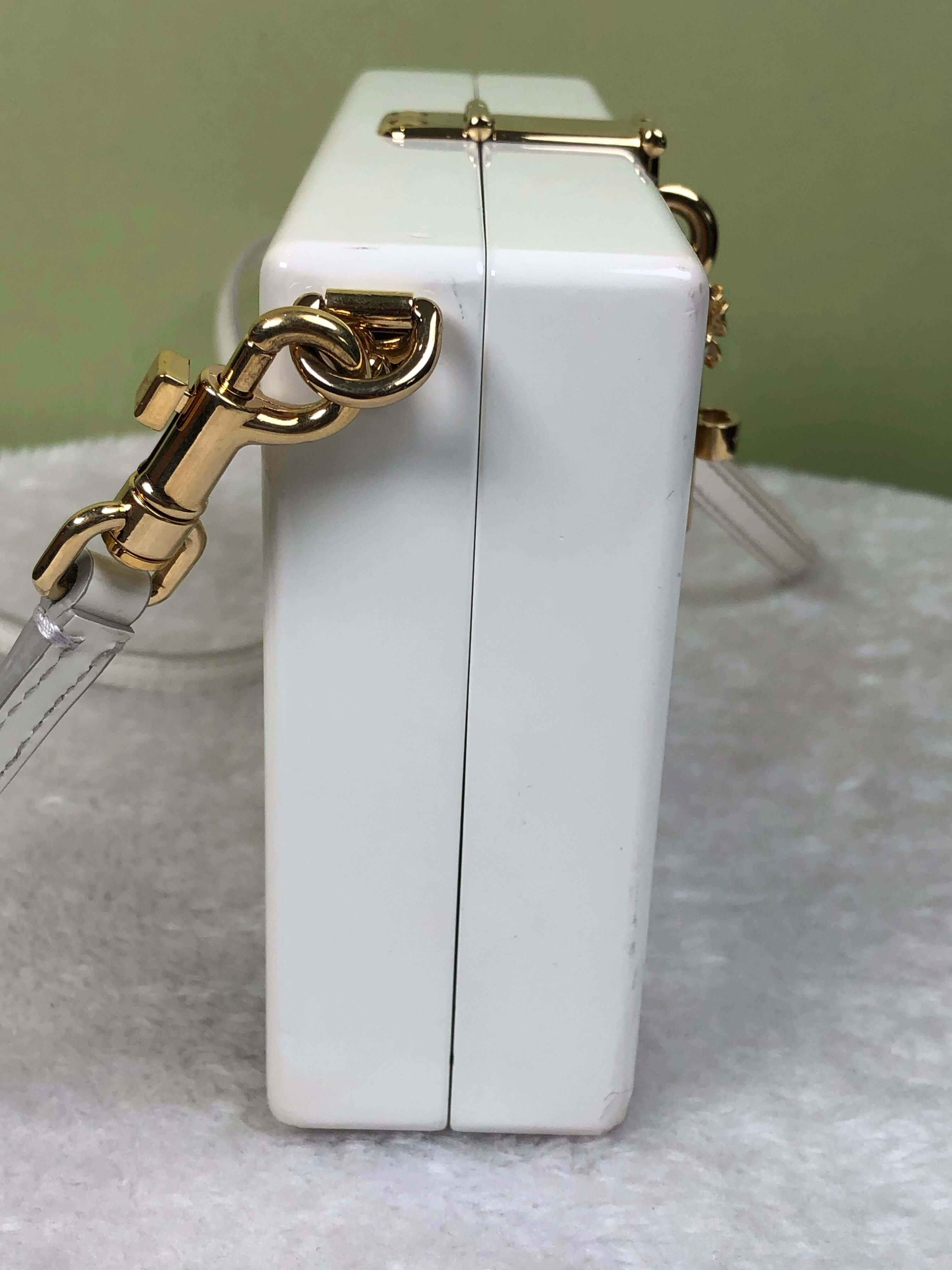 Dolce&Gabbana White Graffiti Box Bag