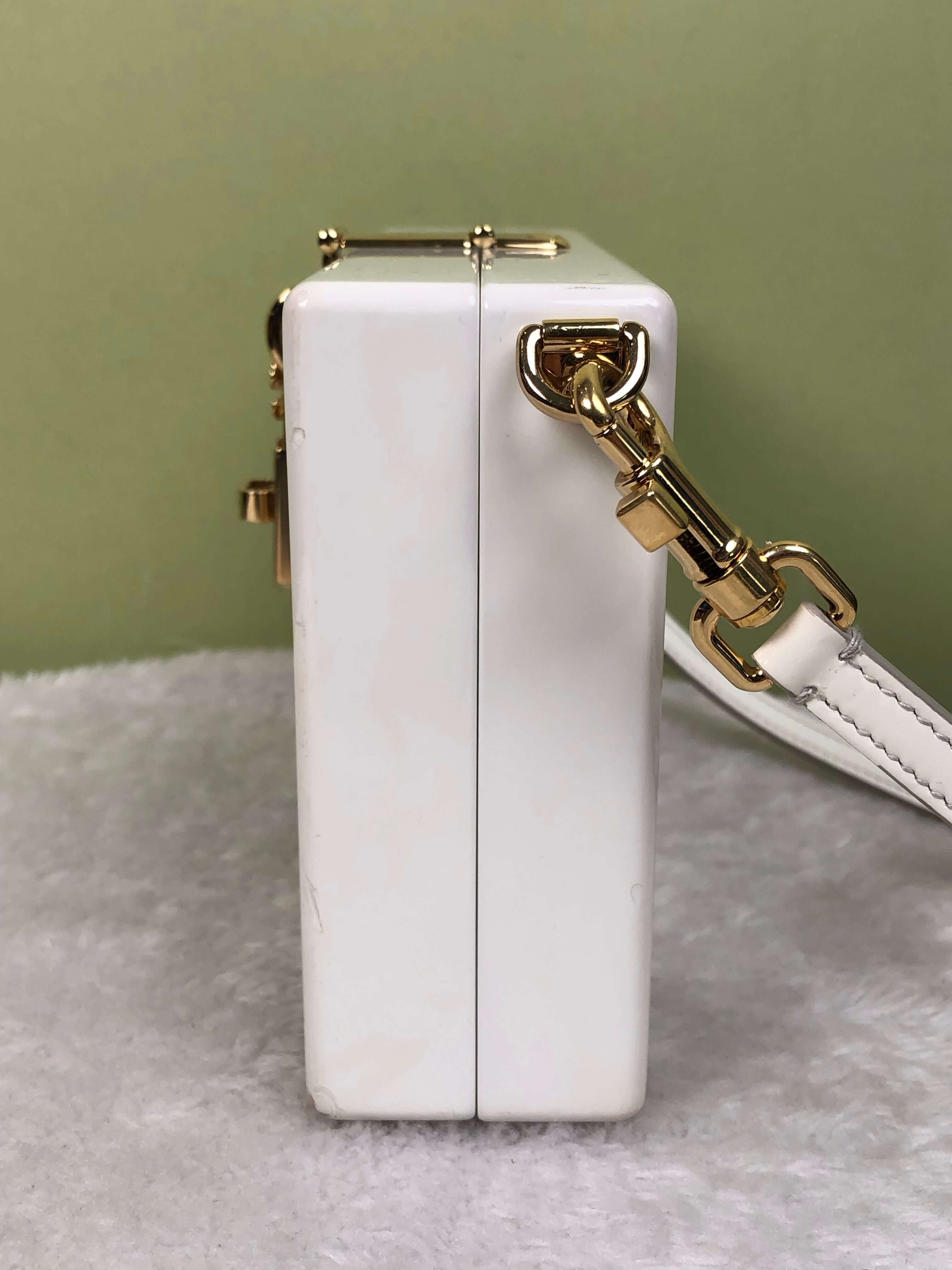 Dolce&Gabbana White Graffiti Box Bag