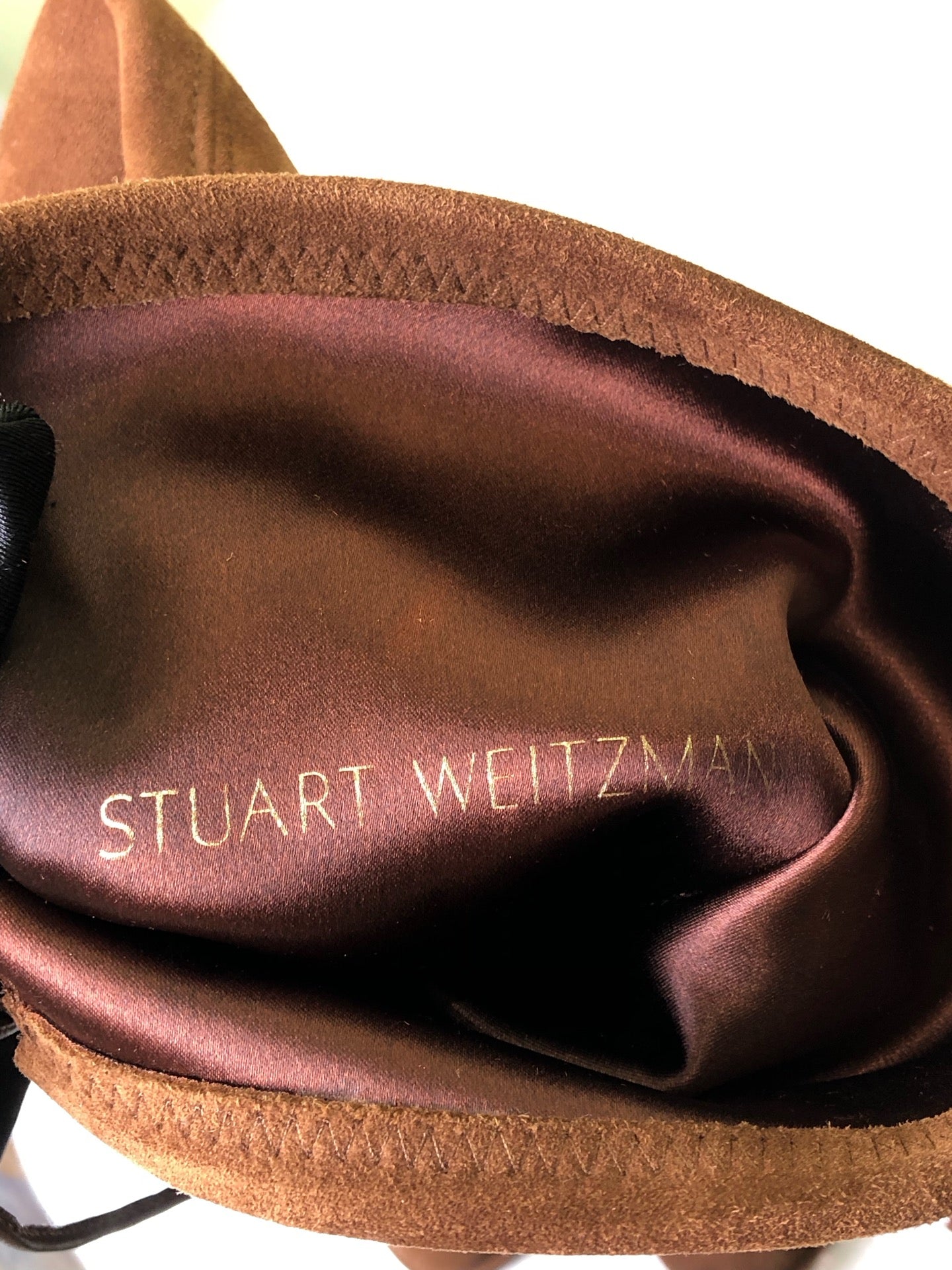 空白 Alcantara Brown Ankle boots