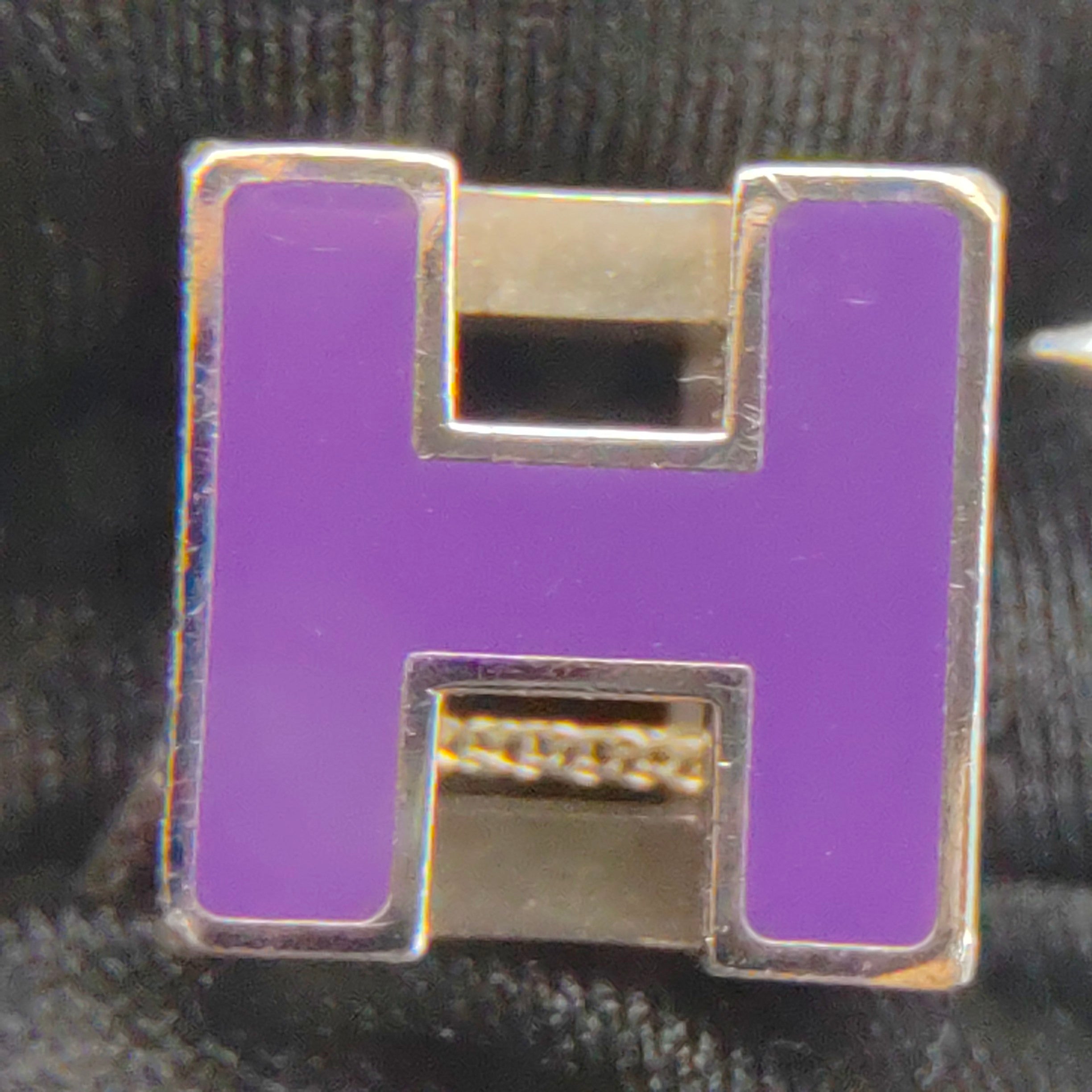 Hermes Purple Pendant
