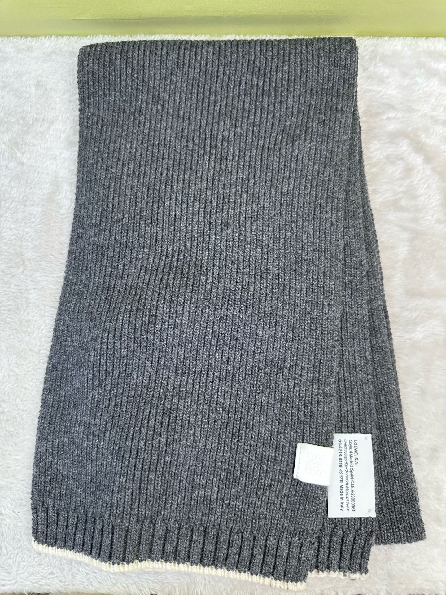 Loewe Gray Scarf