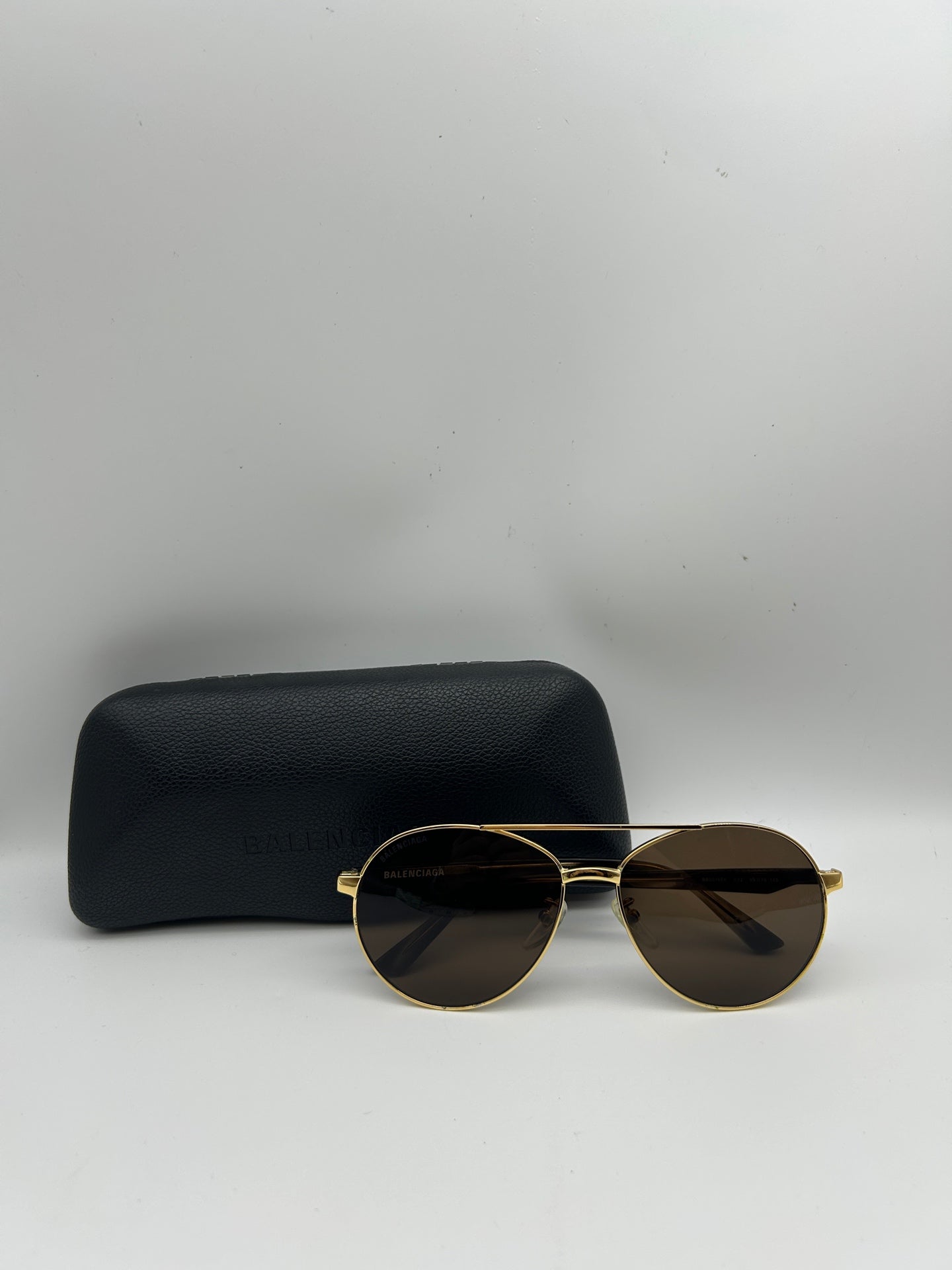 Balenciaga Gold Sunglasses
