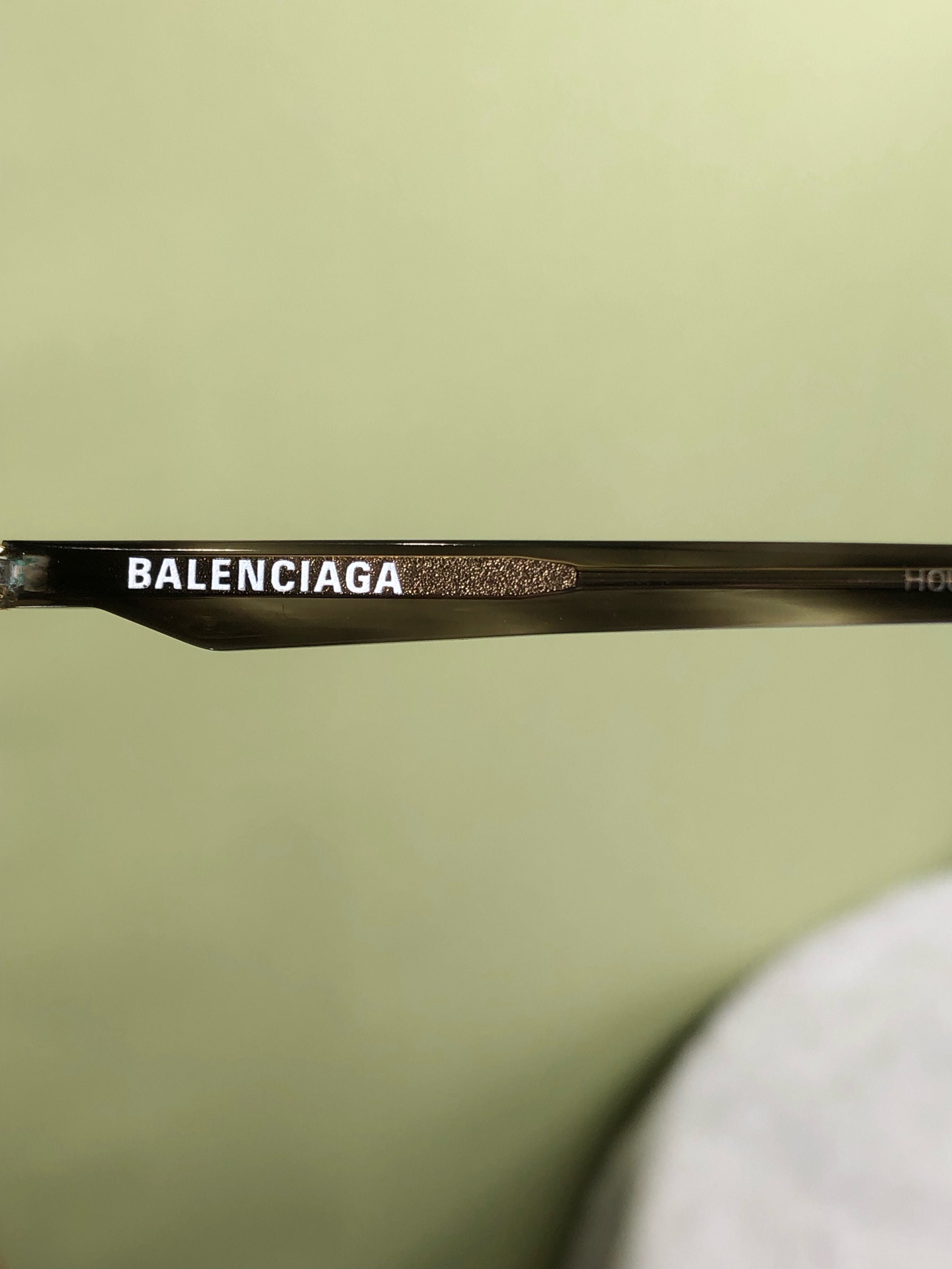 Balenciaga Gold Sunglasses
