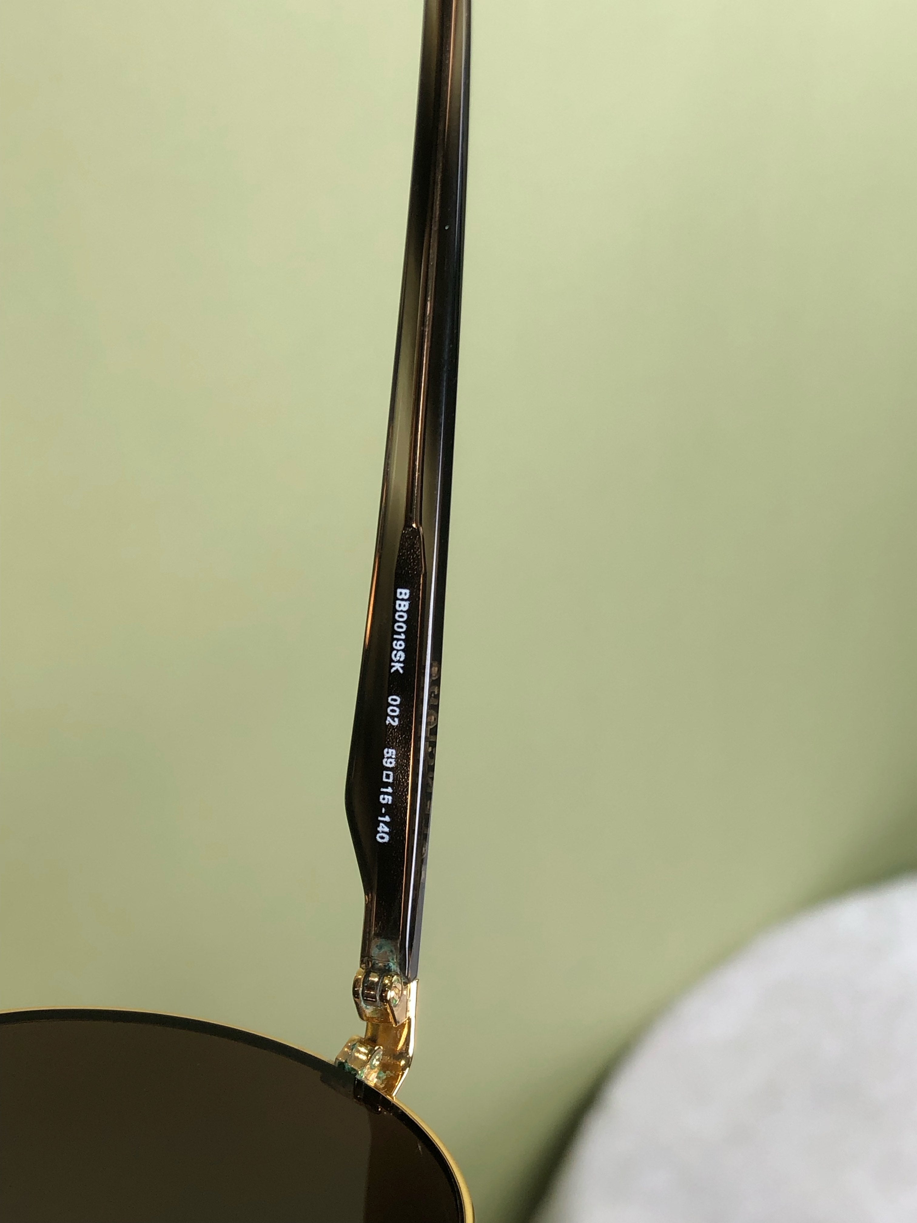 Balenciaga Gold Sunglasses