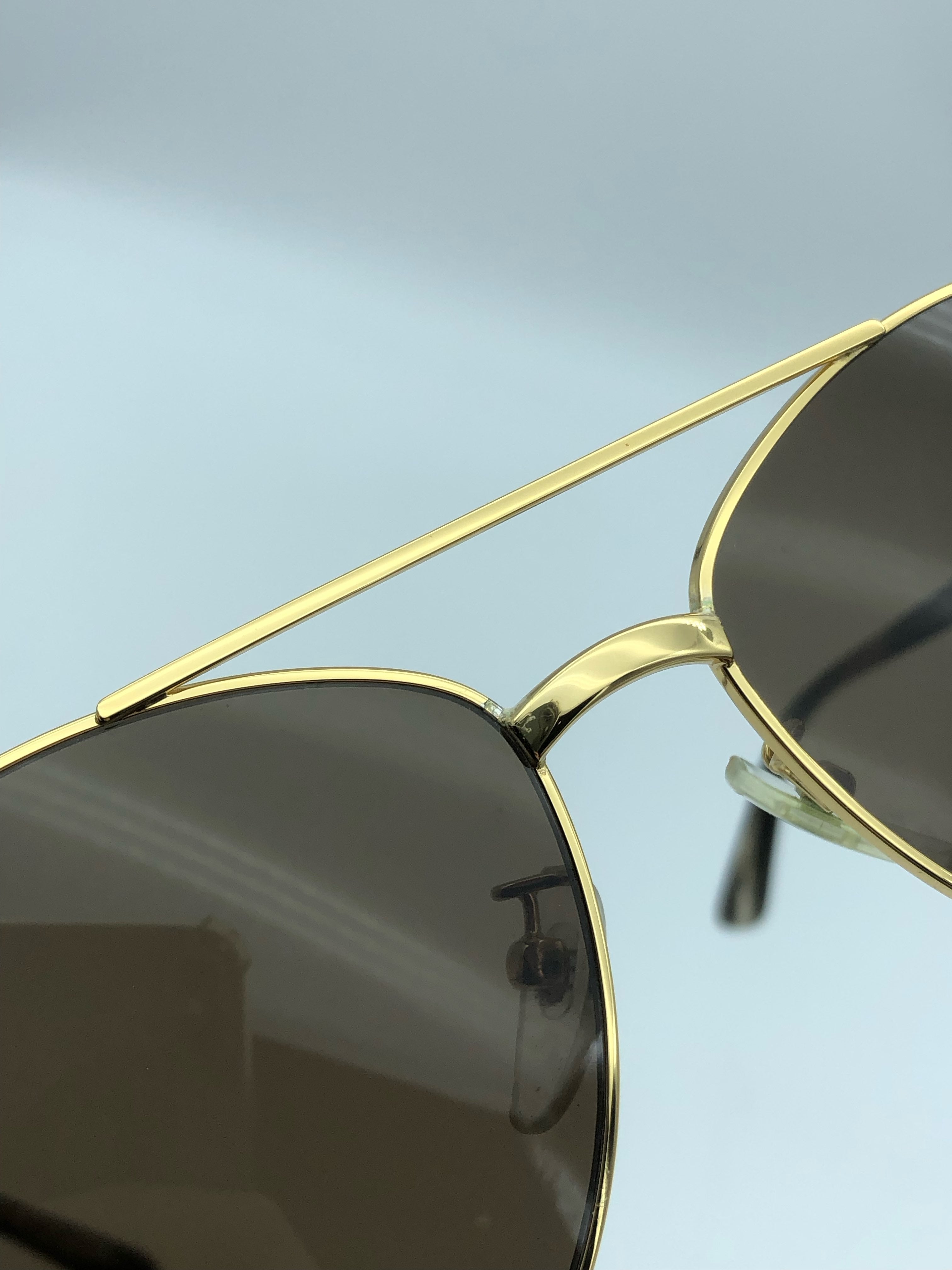Balenciaga Gold Sunglasses