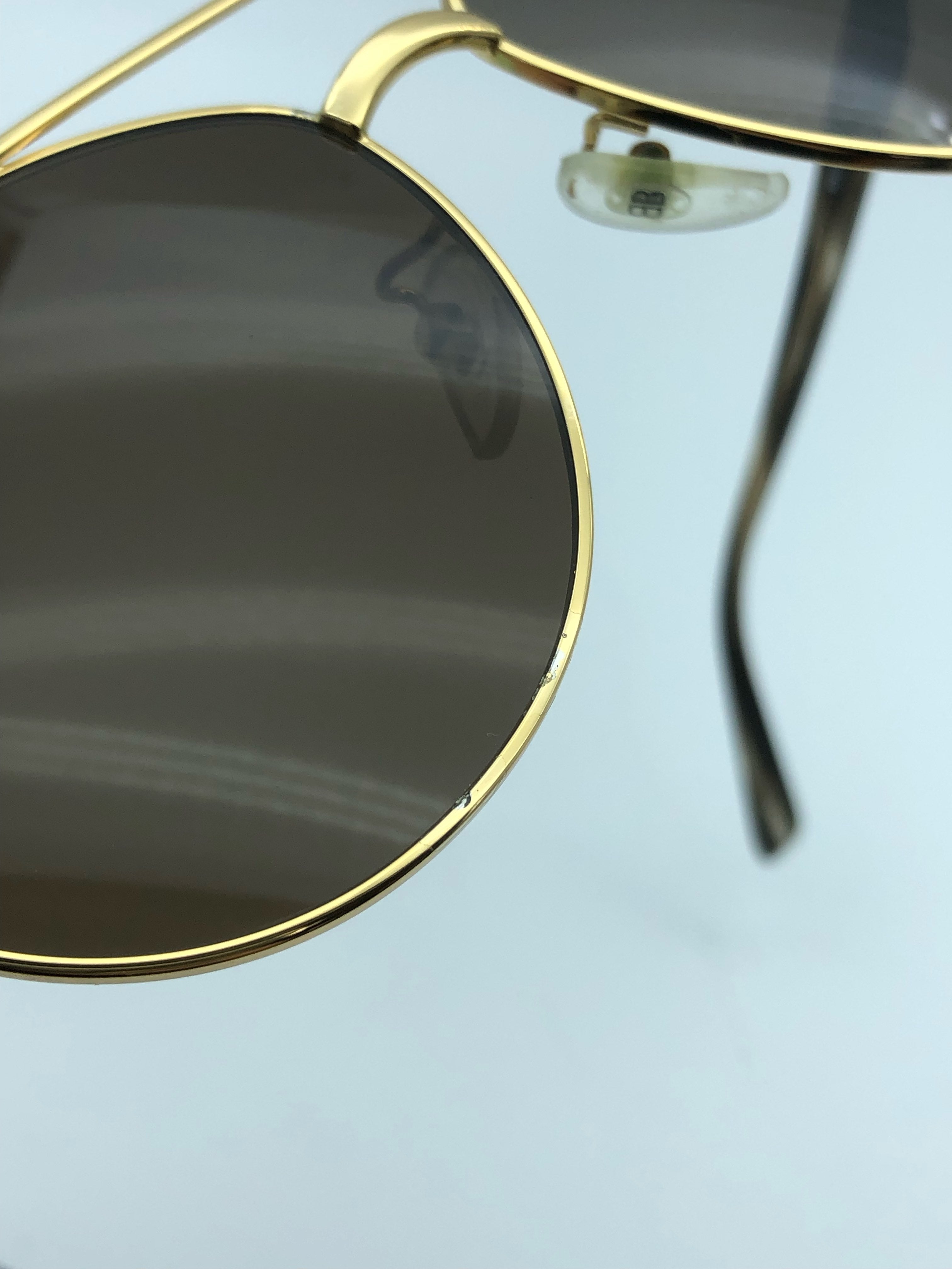 Balenciaga Gold Sunglasses