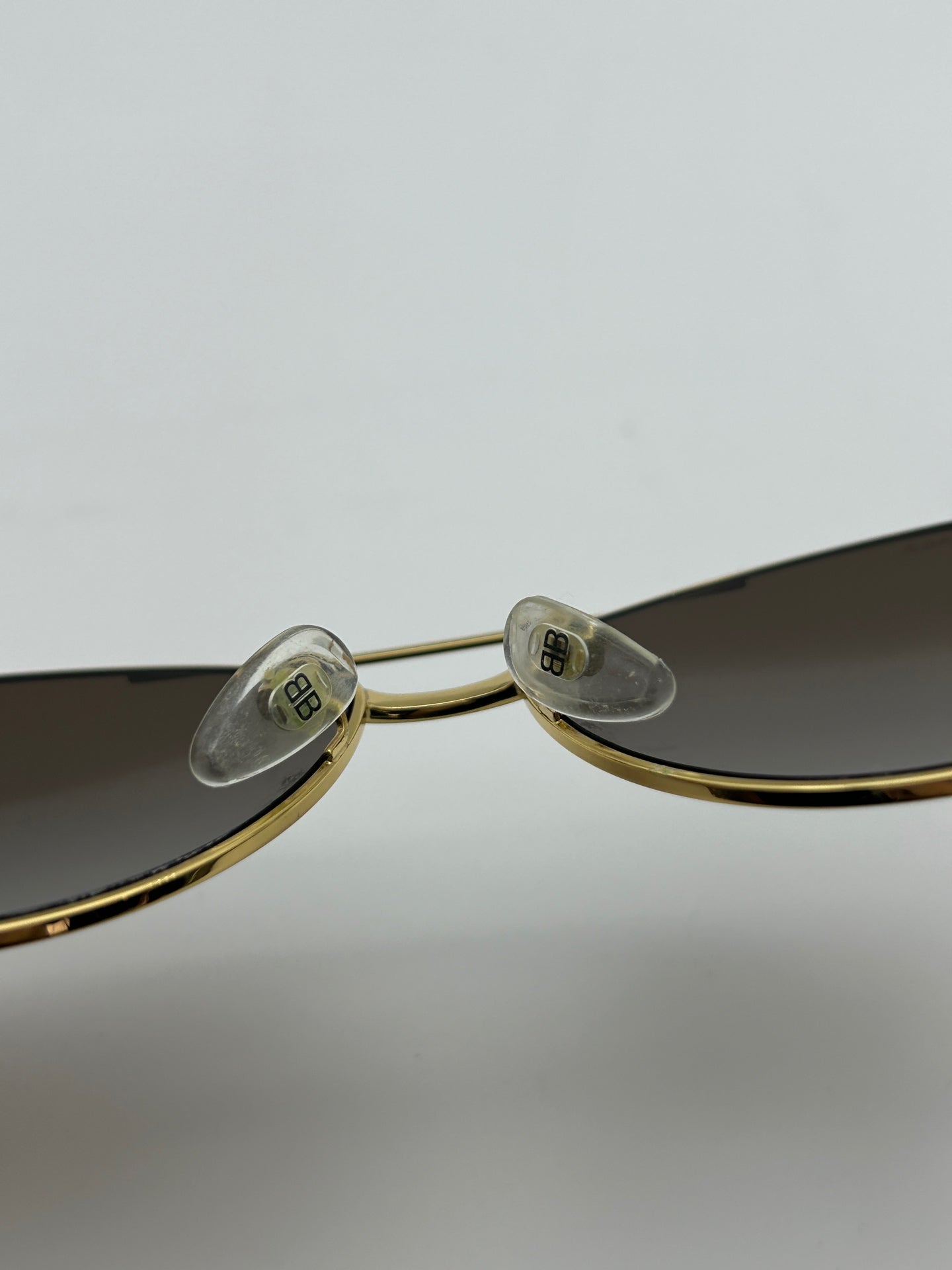 Balenciaga Gold Sunglasses