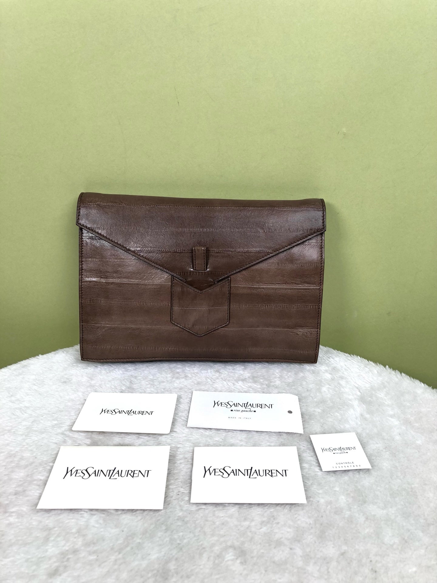 Saint laurent Brown Clutch