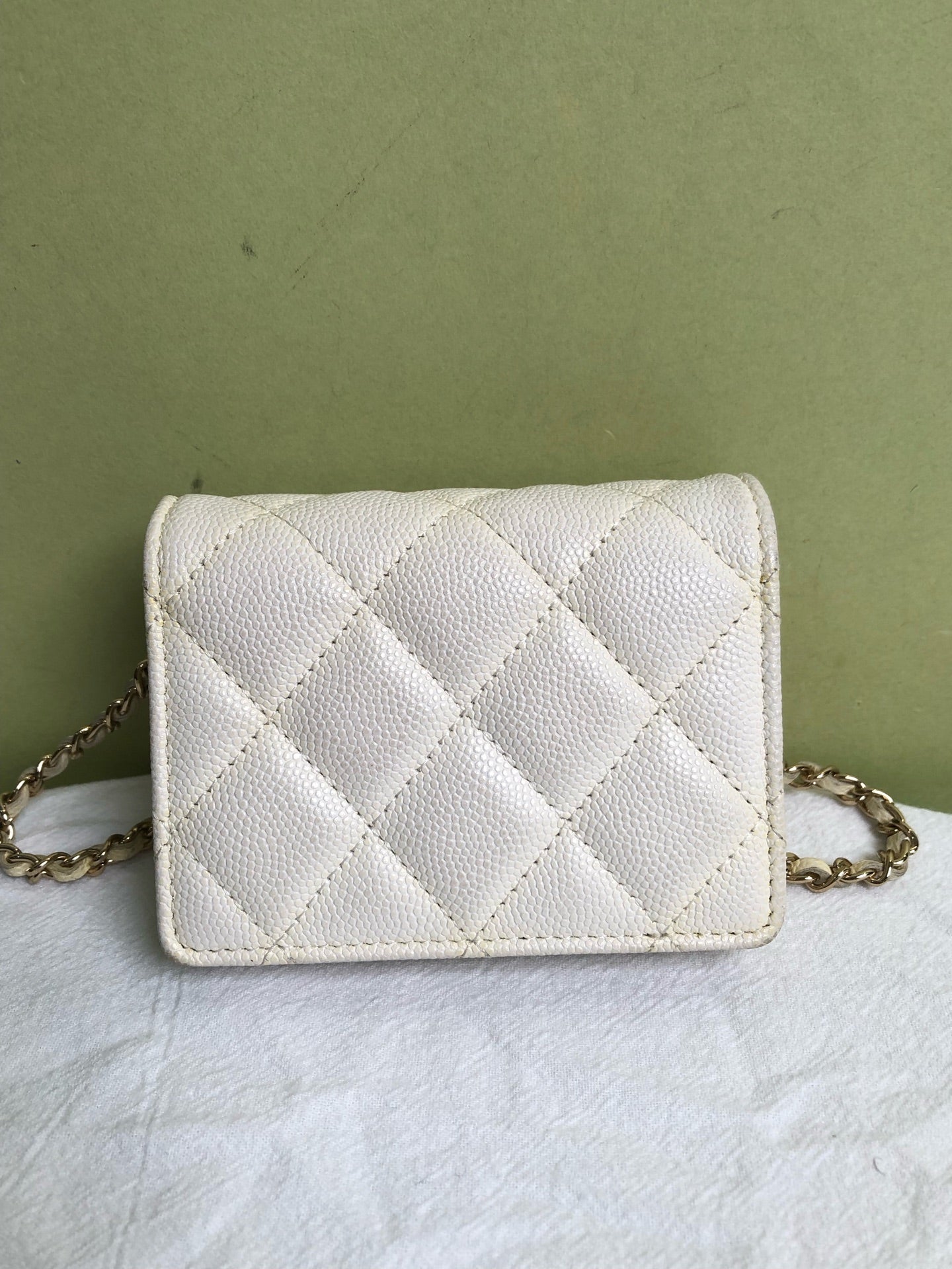 Chanel White Belt Bag & Fanny Pack