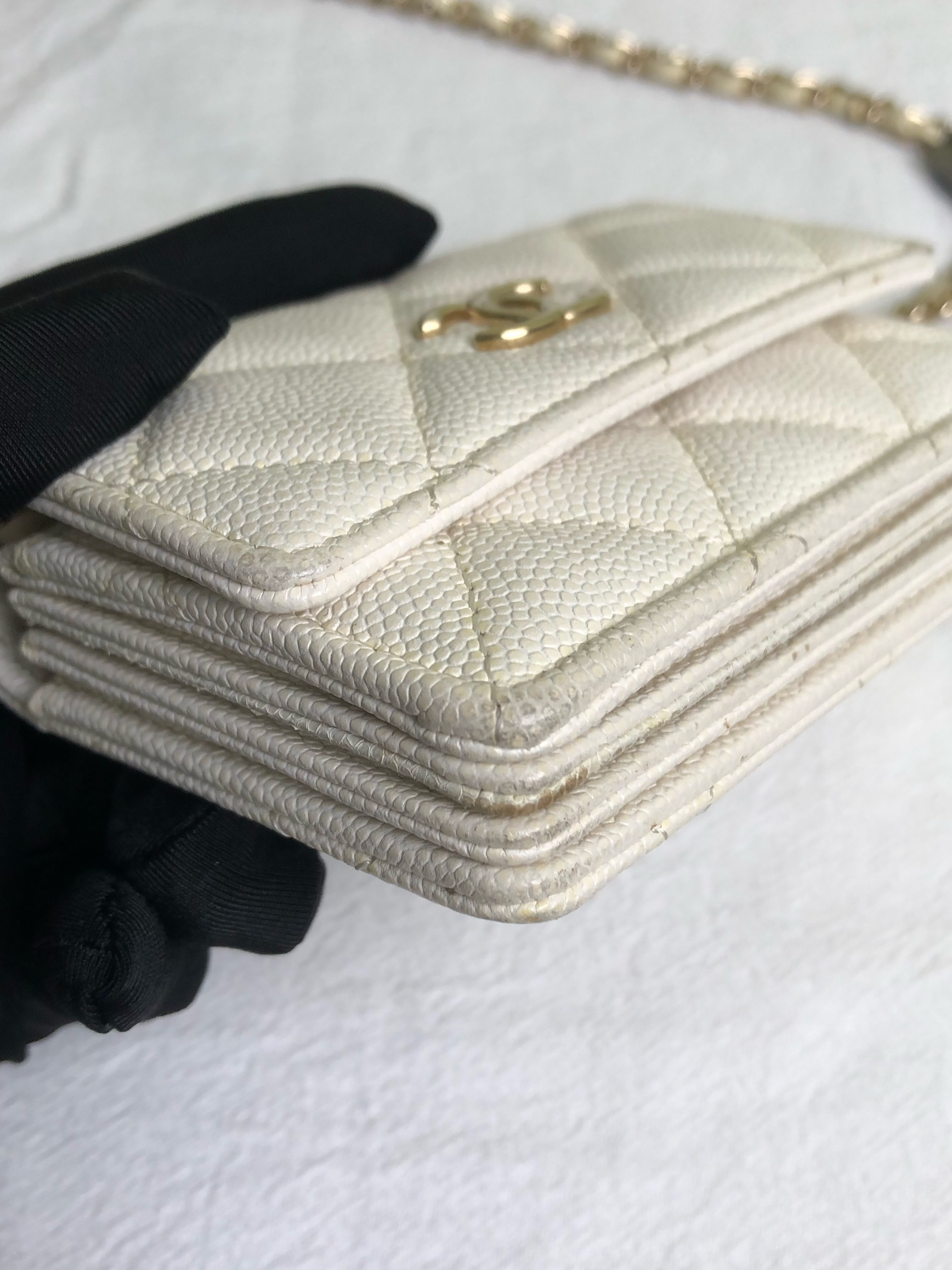 Chanel White Belt Bag & Fanny Pack