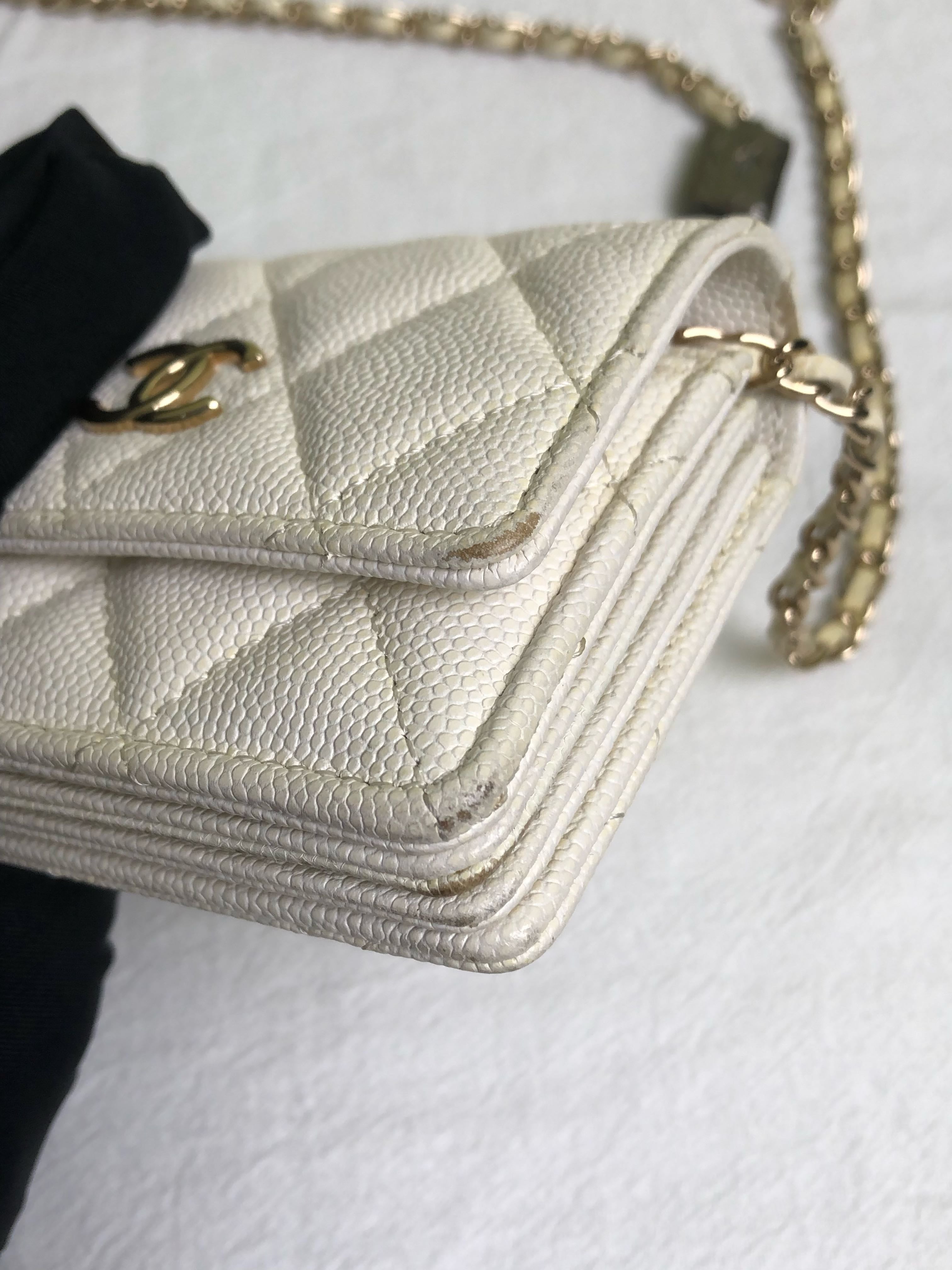 Chanel White Belt Bag & Fanny Pack
