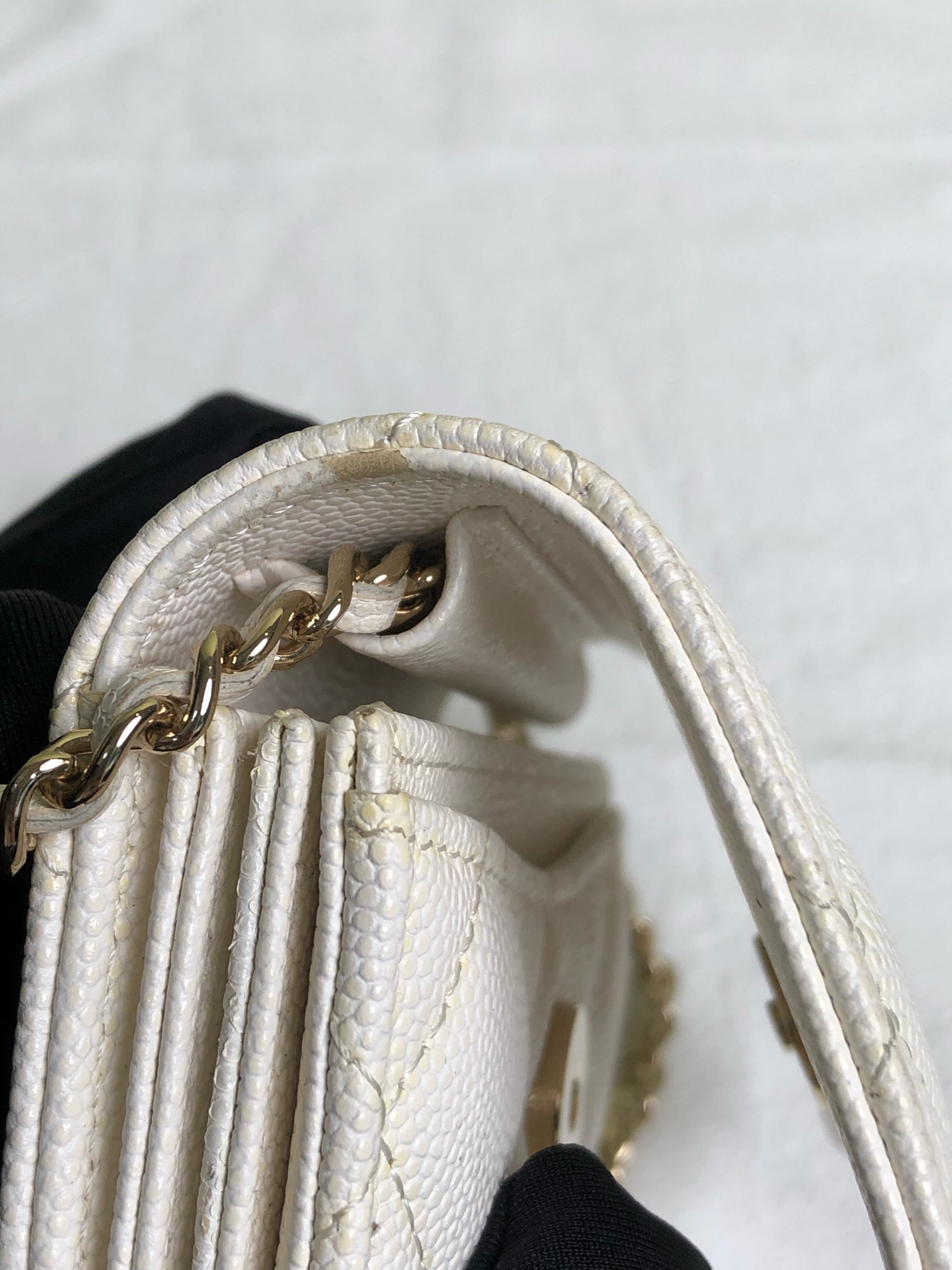 Chanel White Belt Bag & Fanny Pack